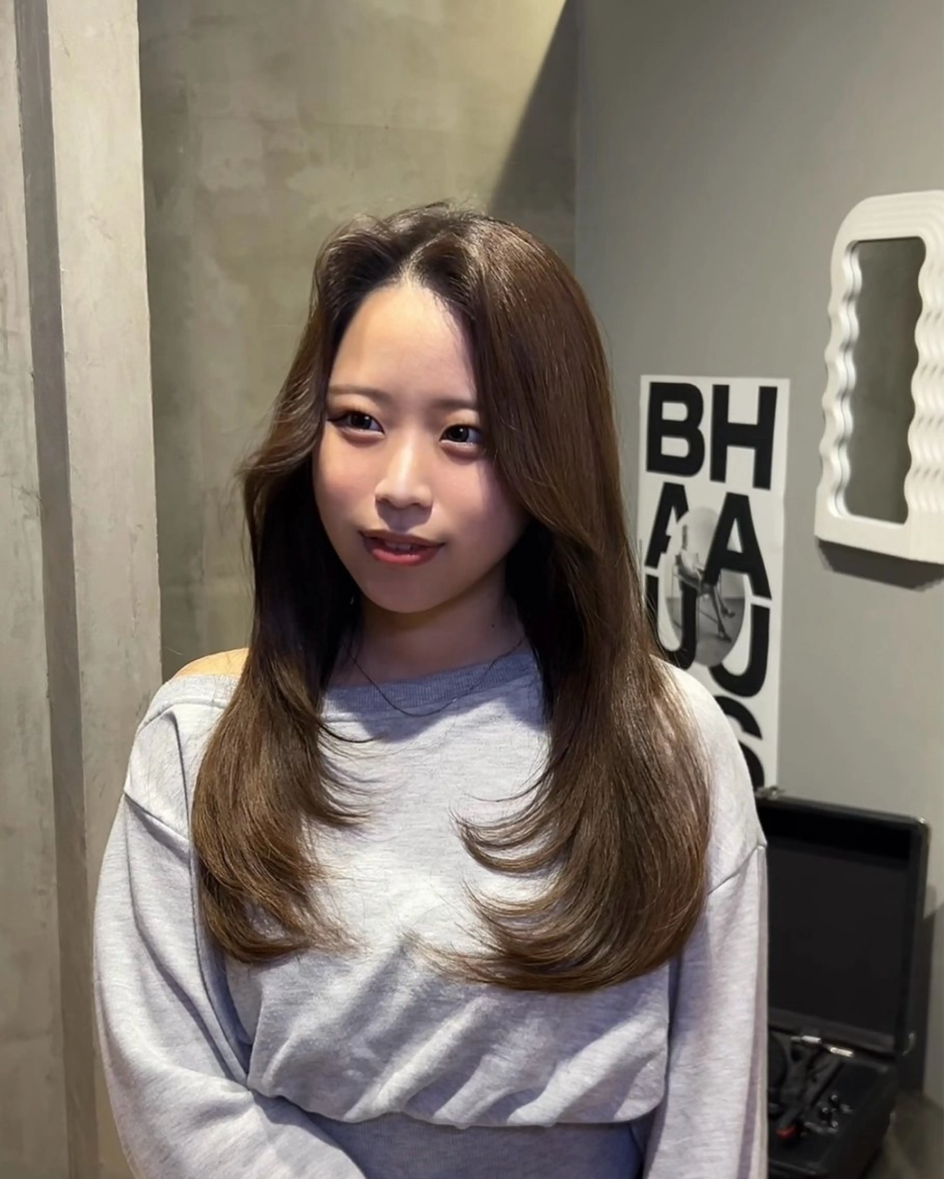 【新規再来予約可能クーポン🇰🇷】韓国ヘアカット+ケアカラー+BYKARTE 5step トリートメントの写真