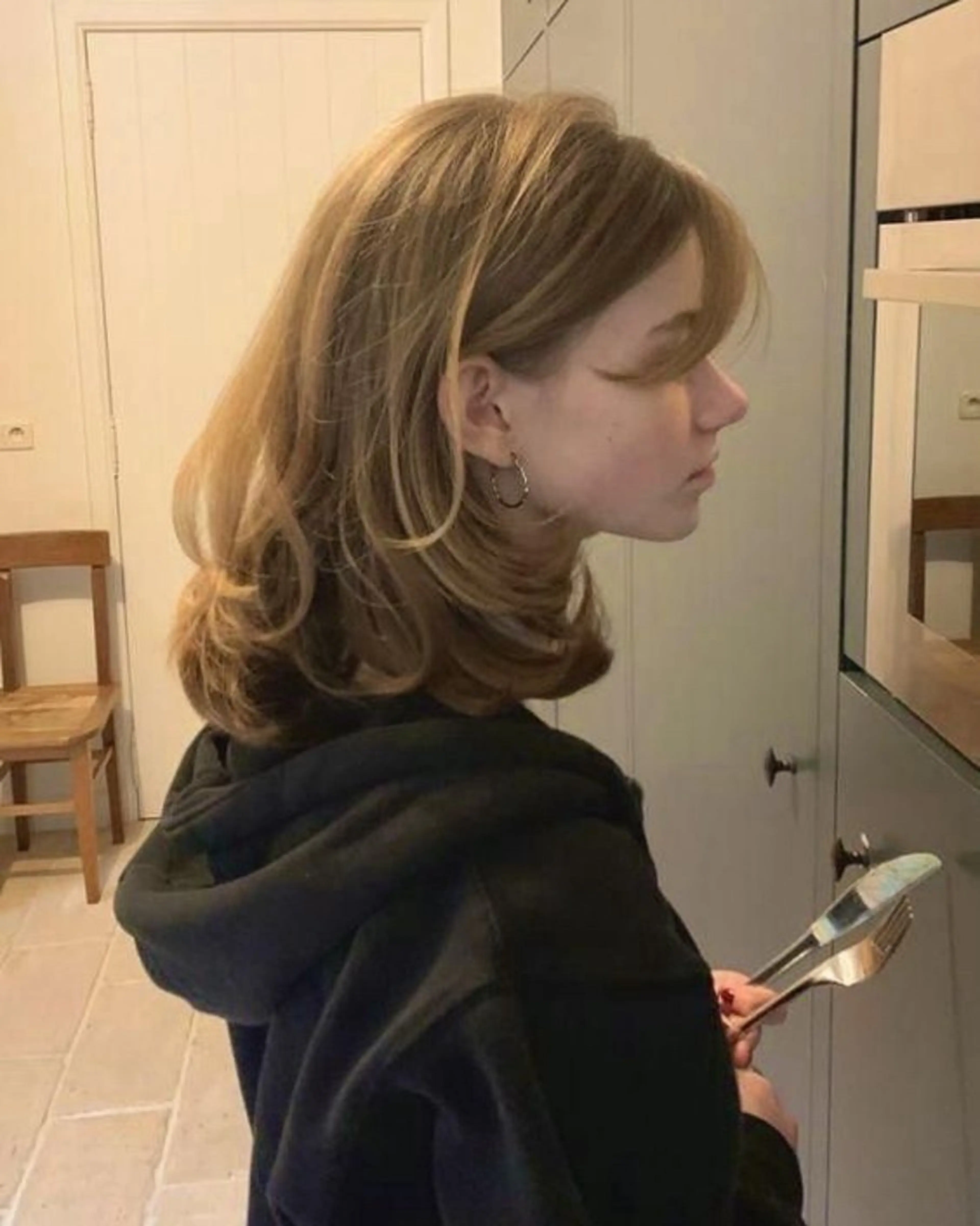 ミディアム カラー レイヤーカット atelier doux dimanche（アトリエ・ドゥー・ディマンシュ）所属・Fukamiレイヤー 透明感カラーのヘアスタイル