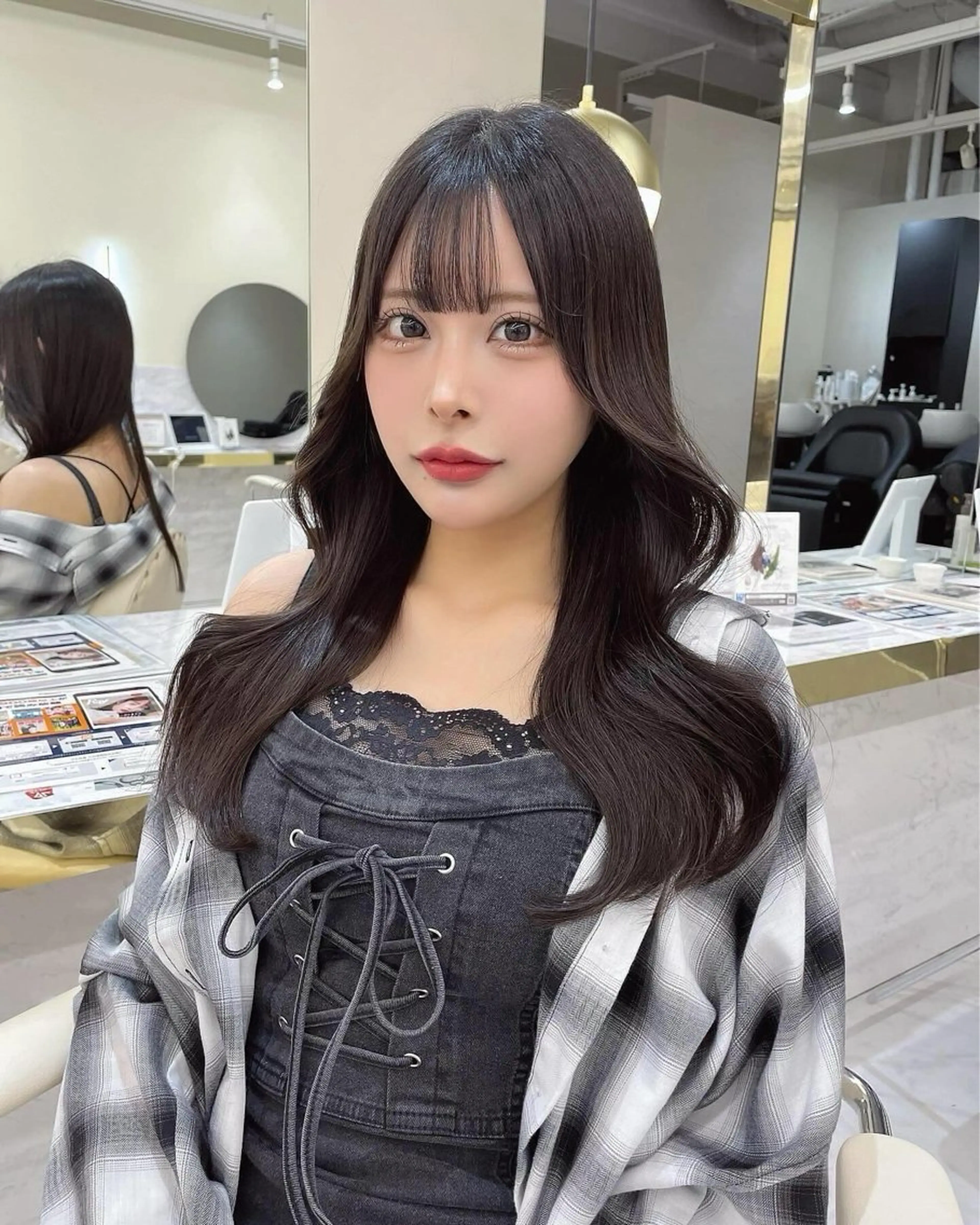 ロング カット ヘアカラー 似合わせのプロ🕊 美髪矯正/ioriのヘアスタイル