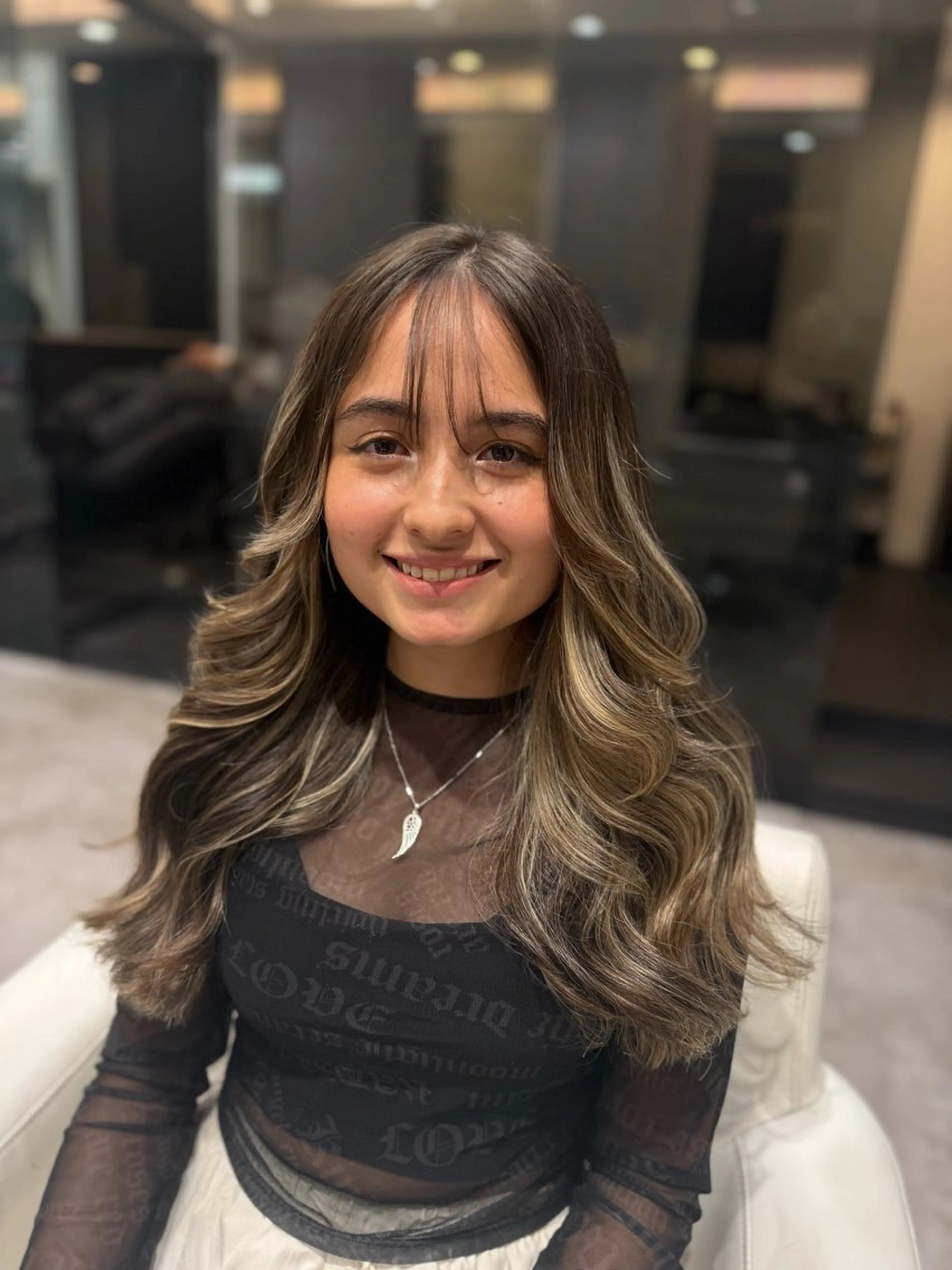 ロング カラー カット ヘアカラー トリートメント 渋谷ハイトーン/髪質 改善/かすが🪽🫧のヘアスタイル