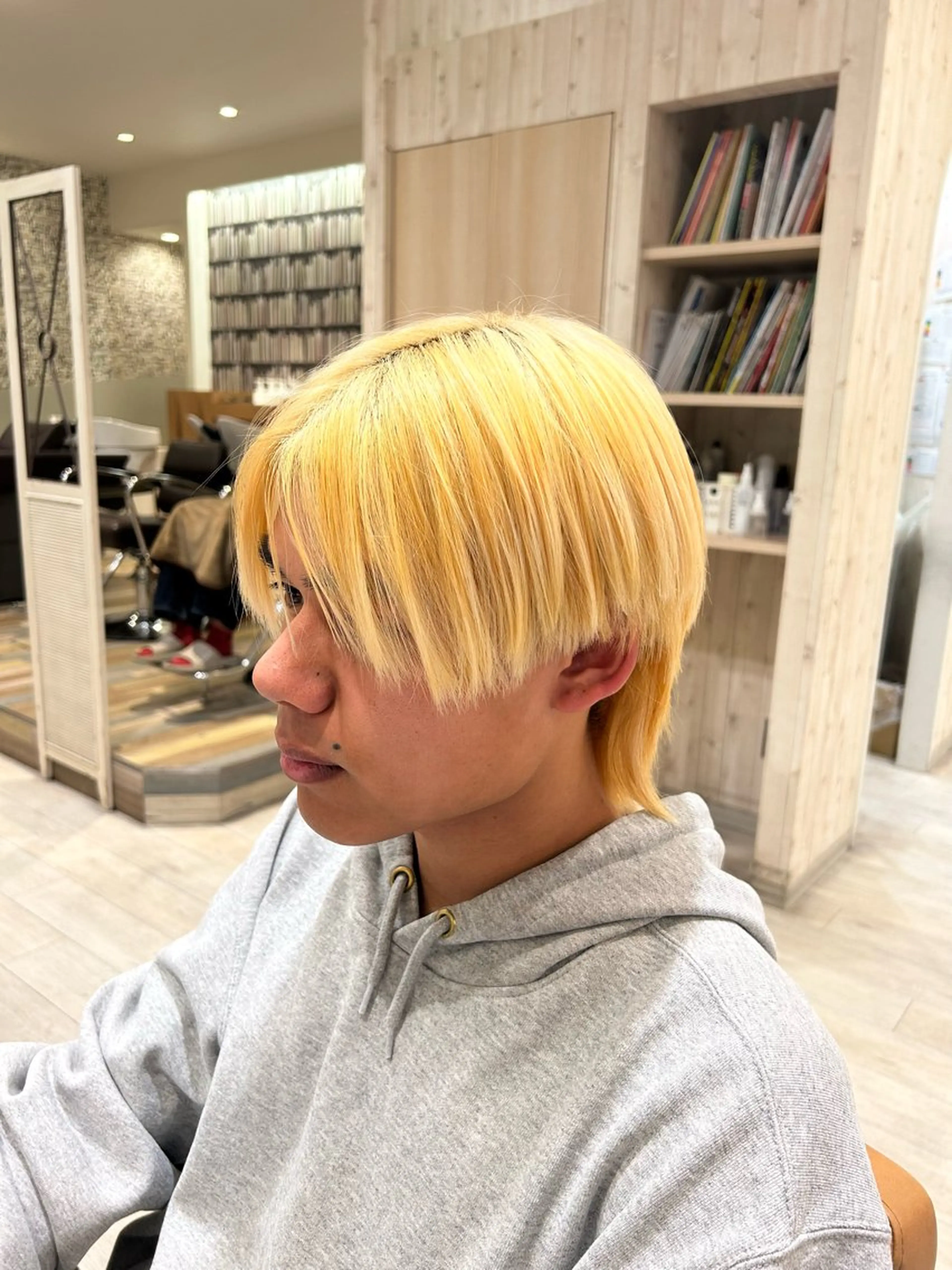 ミディアム メンズ メンズウルフカット ウルフカット カット 🍓後藤 はるな🍓のヘアスタイル