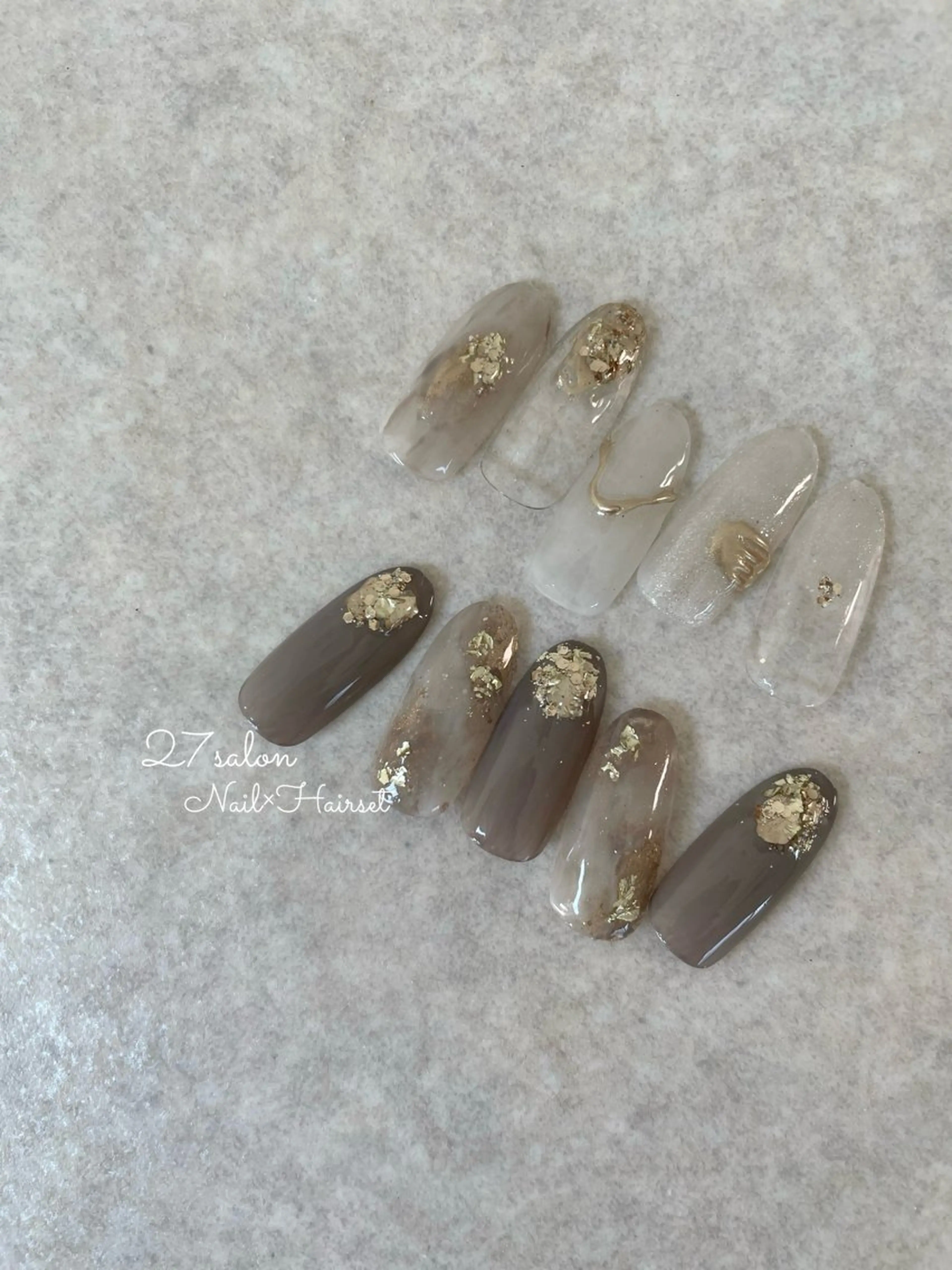 ネイル ニュアンスネイル 27salon yuinaのネイルデザイン