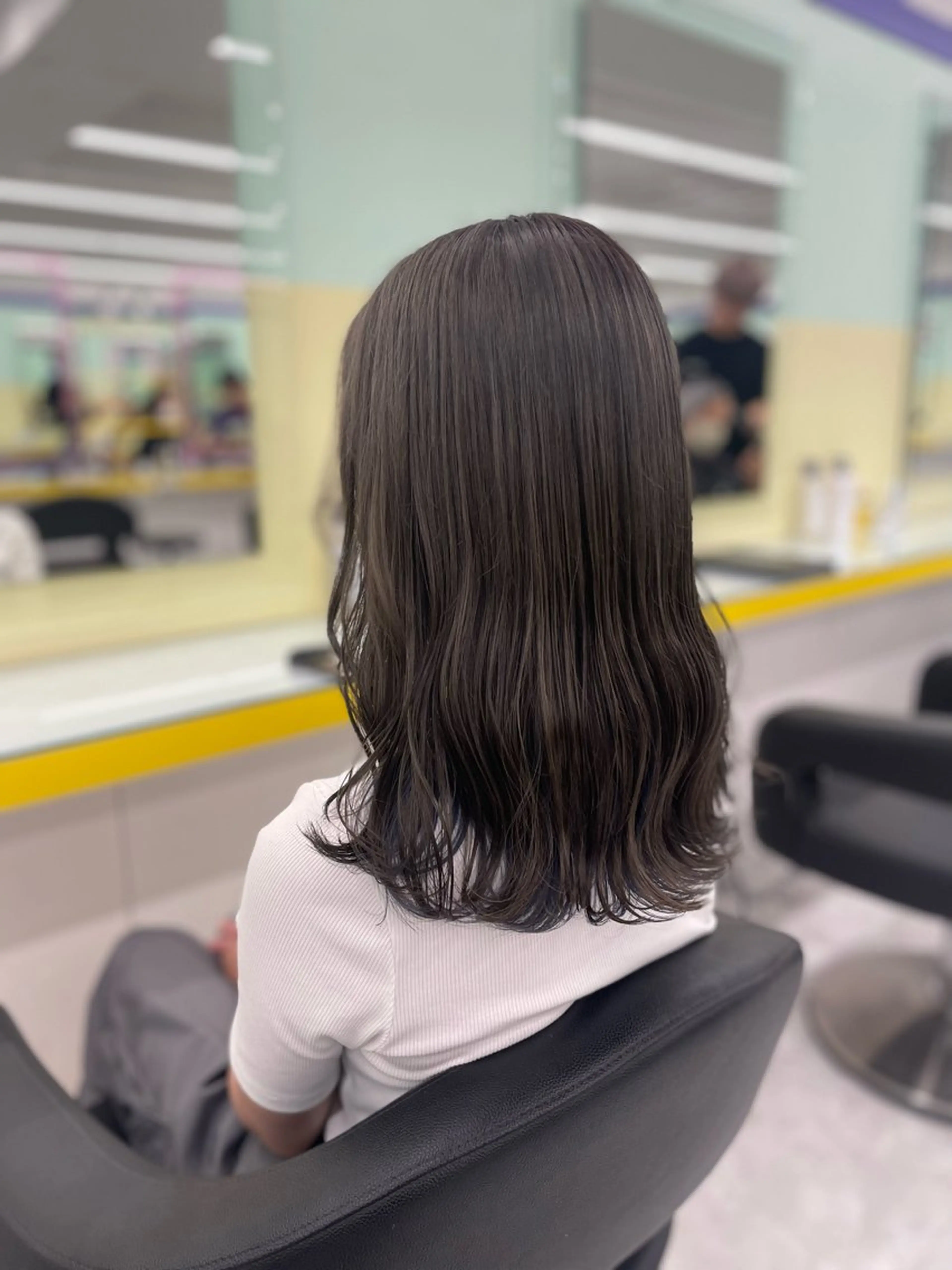 セミロング カラー ヘアアレンジ カット ヘアカラー トリートメント 【透明感×トレンド】 🍃RIKU🍃のヘアスタイル