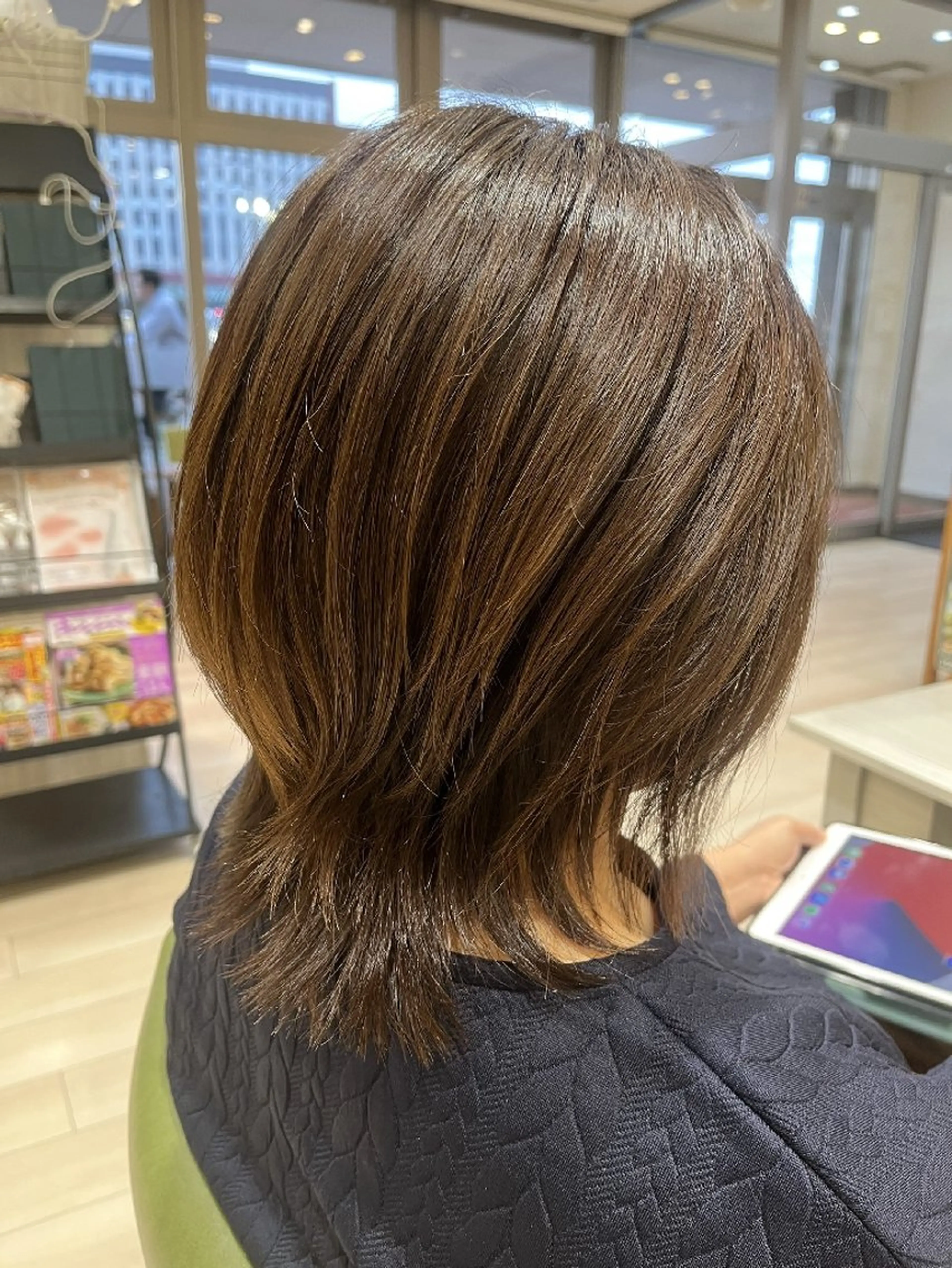 セミロング 深田 和瑛のヘアスタイル