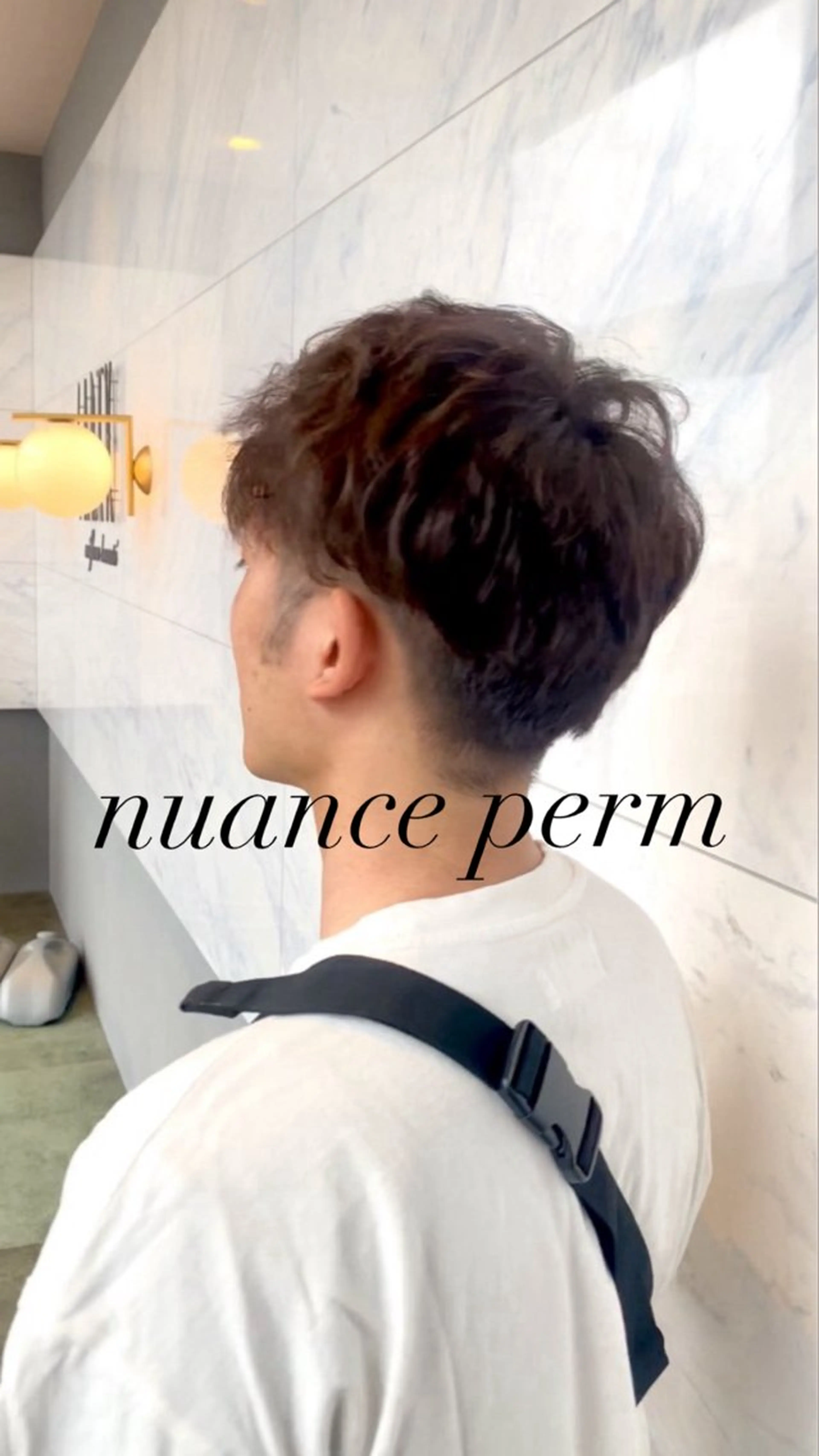 パーマ メンズ 門間 ユリのヘアスタイル