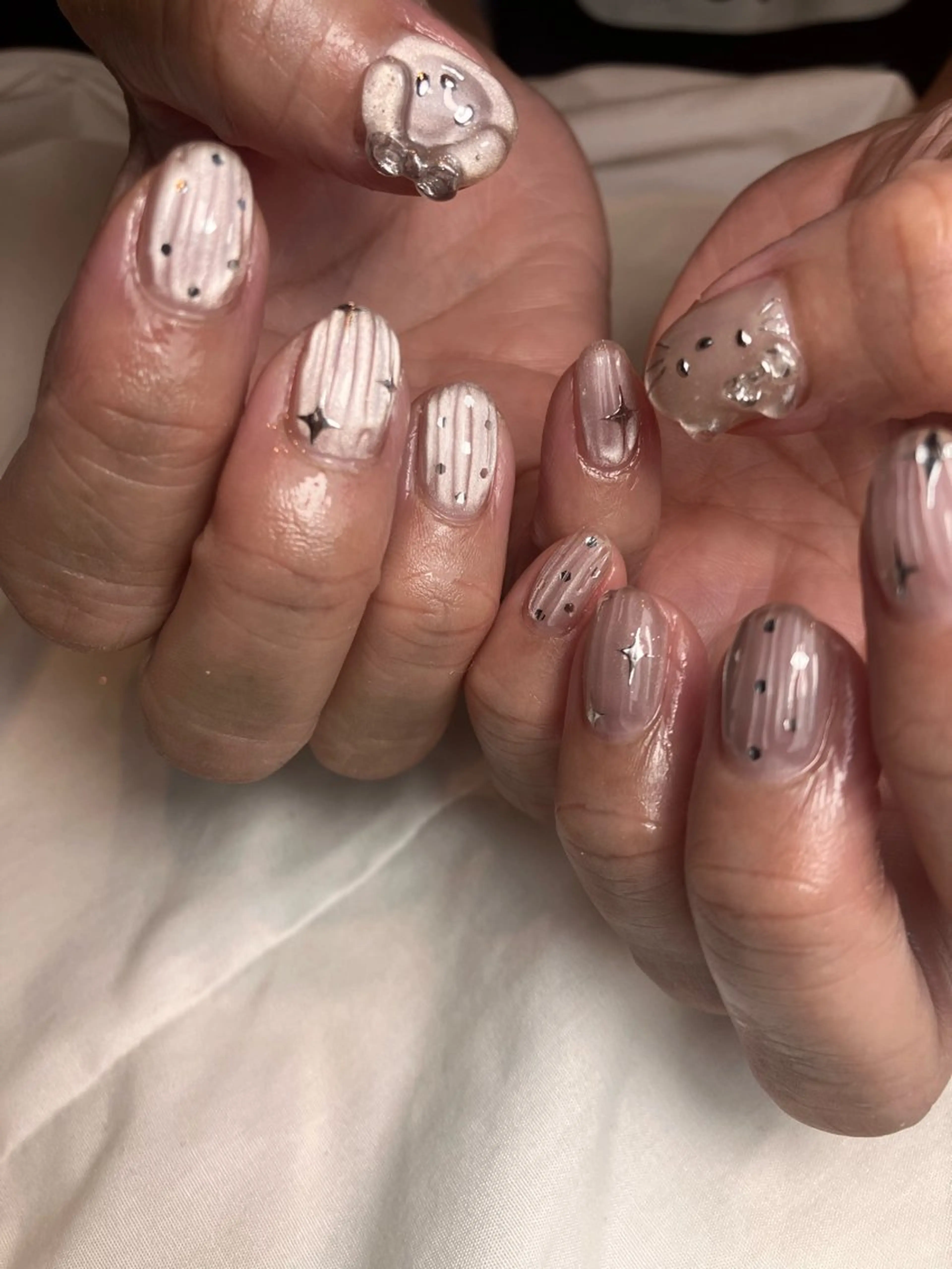 ネイル アートネイル 持ち込み PEACE minariのネイルデザイン