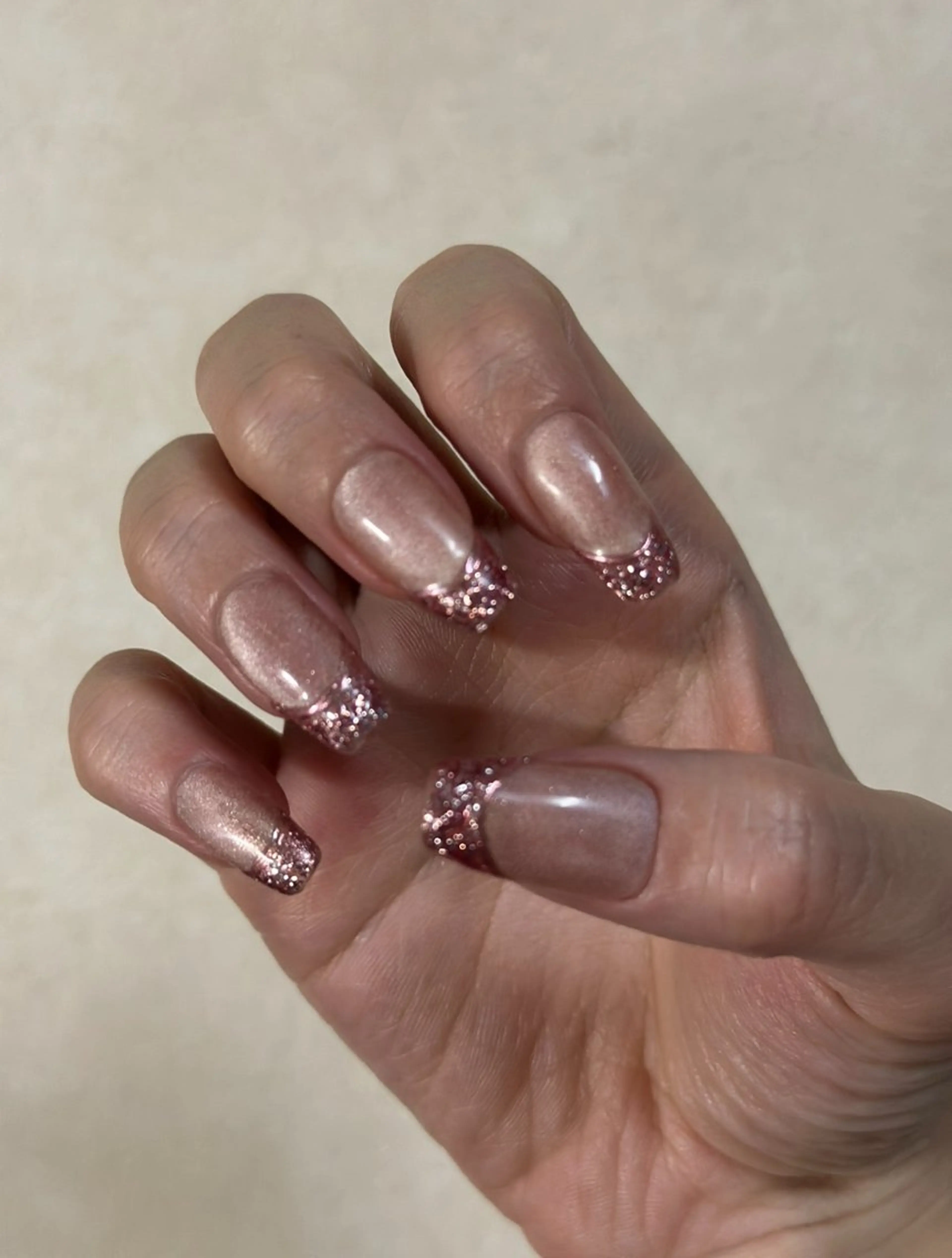 【1月2月限定&モデル価格:オフ無し】ラメフレンチの写真