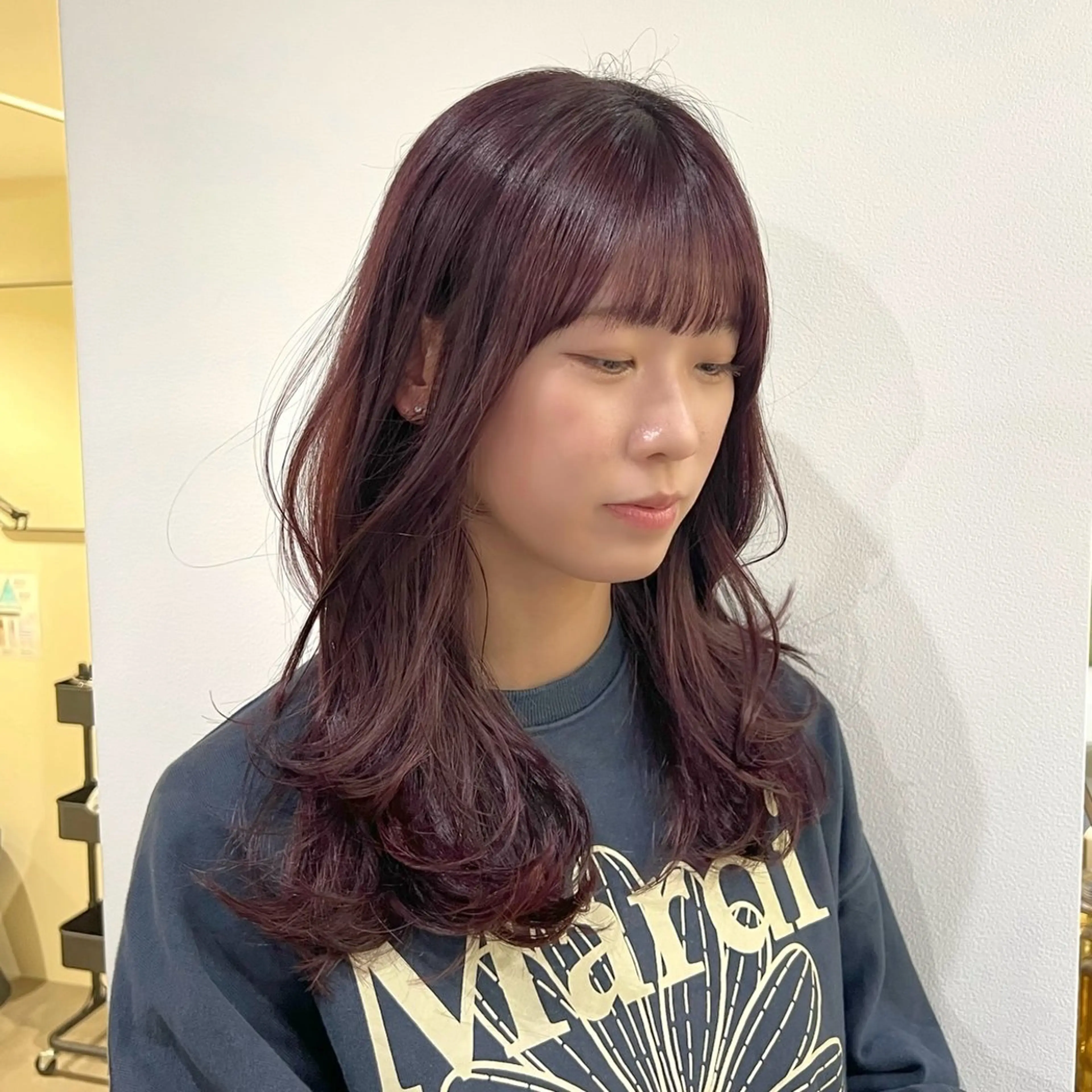 ロング カラー ロングレイヤー ラベンダーカラー ピンクカラー ピンクラベンダー レイヤーカット カット ヘアカラー パーマ ✨メンズ/パーマ/ 三宅 昌太✨のヘアスタイル