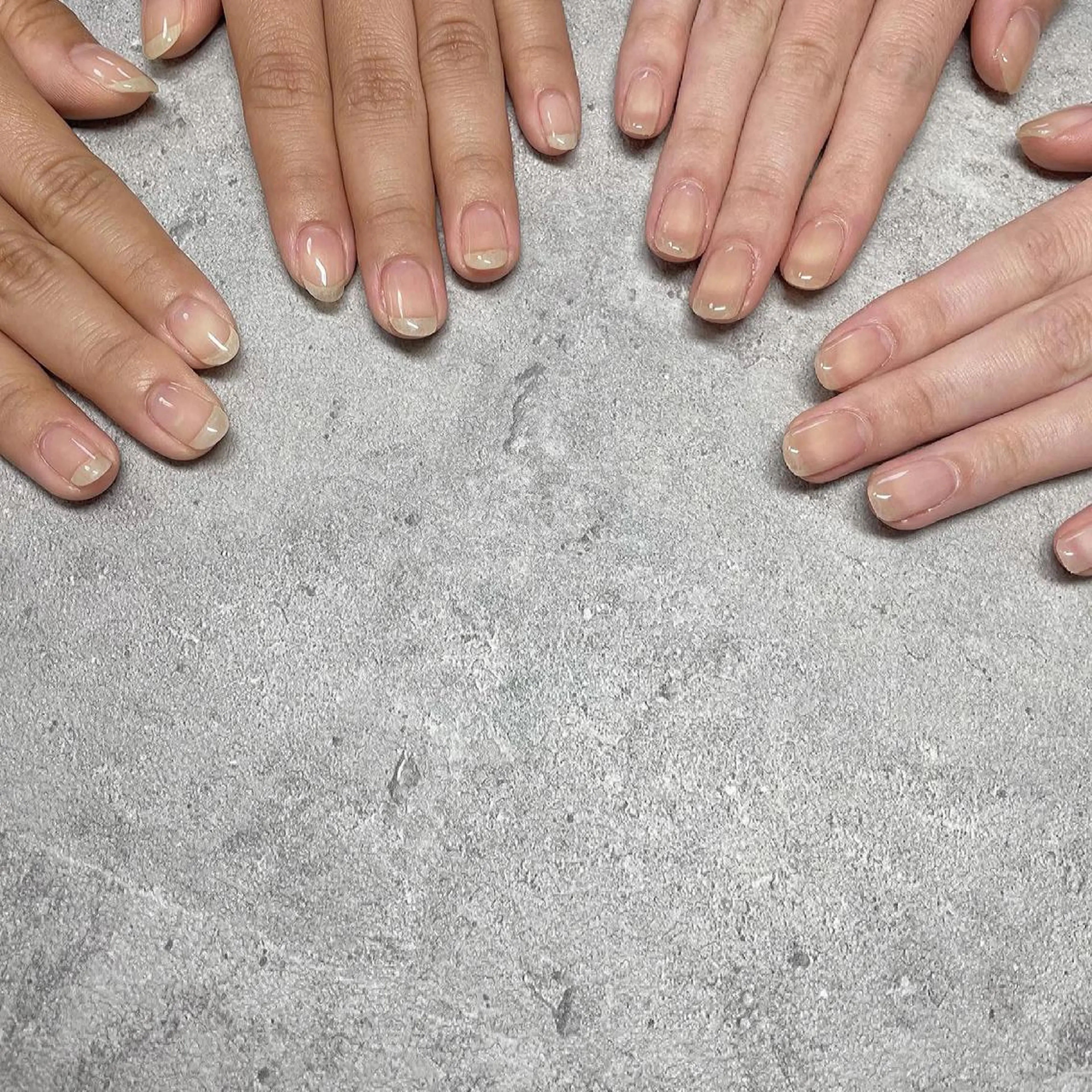 クリアジェルネイルの写真