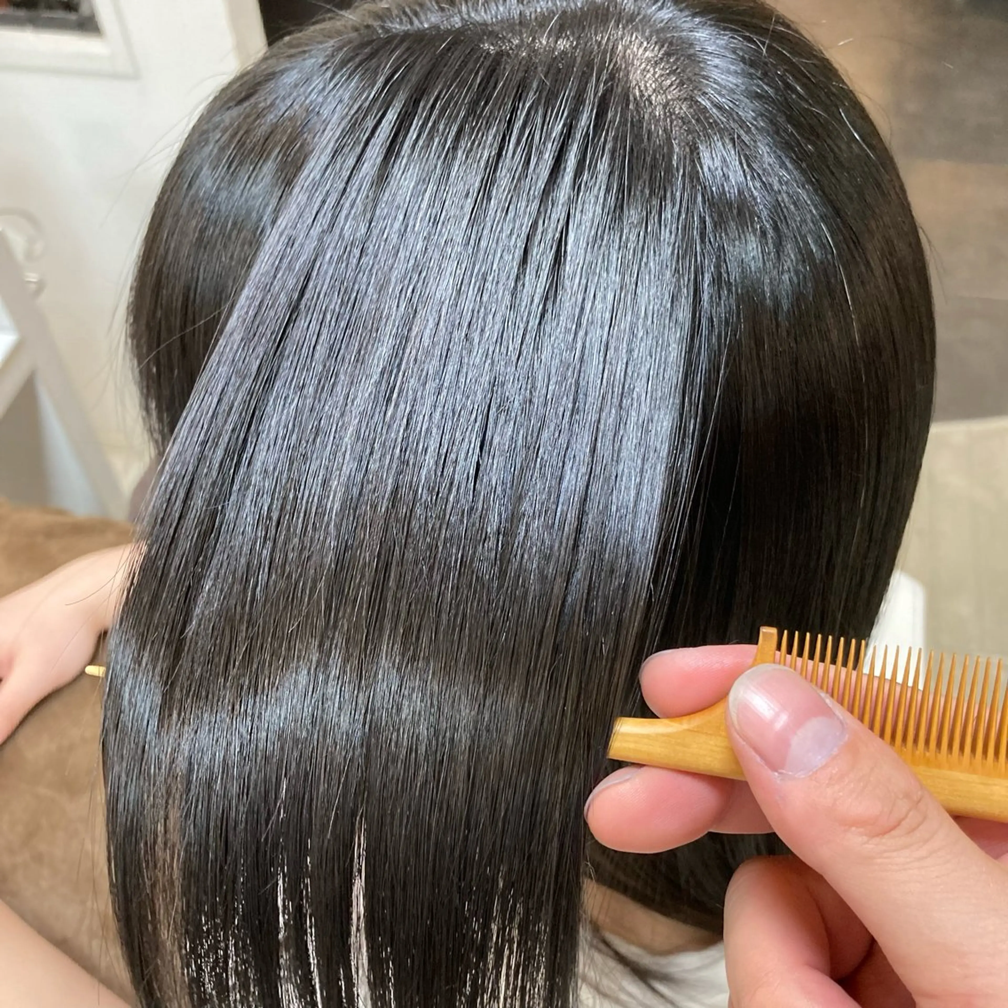 ミディアム 髙木　樹 縮毛矯正/髪質改善のヘアスタイル