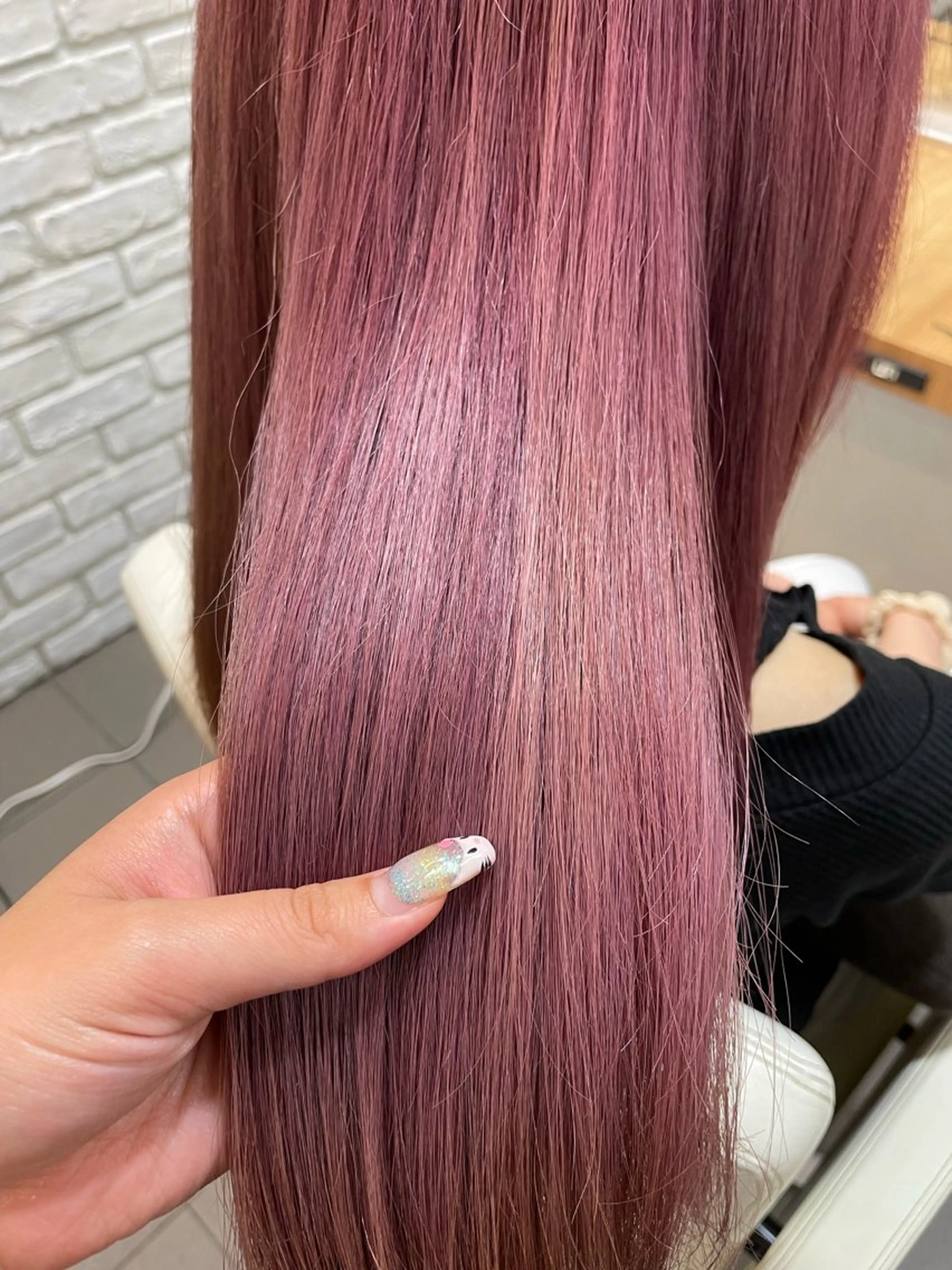 ロング くびれヘア/レイヤー カット/ユウカのヘアスタイル