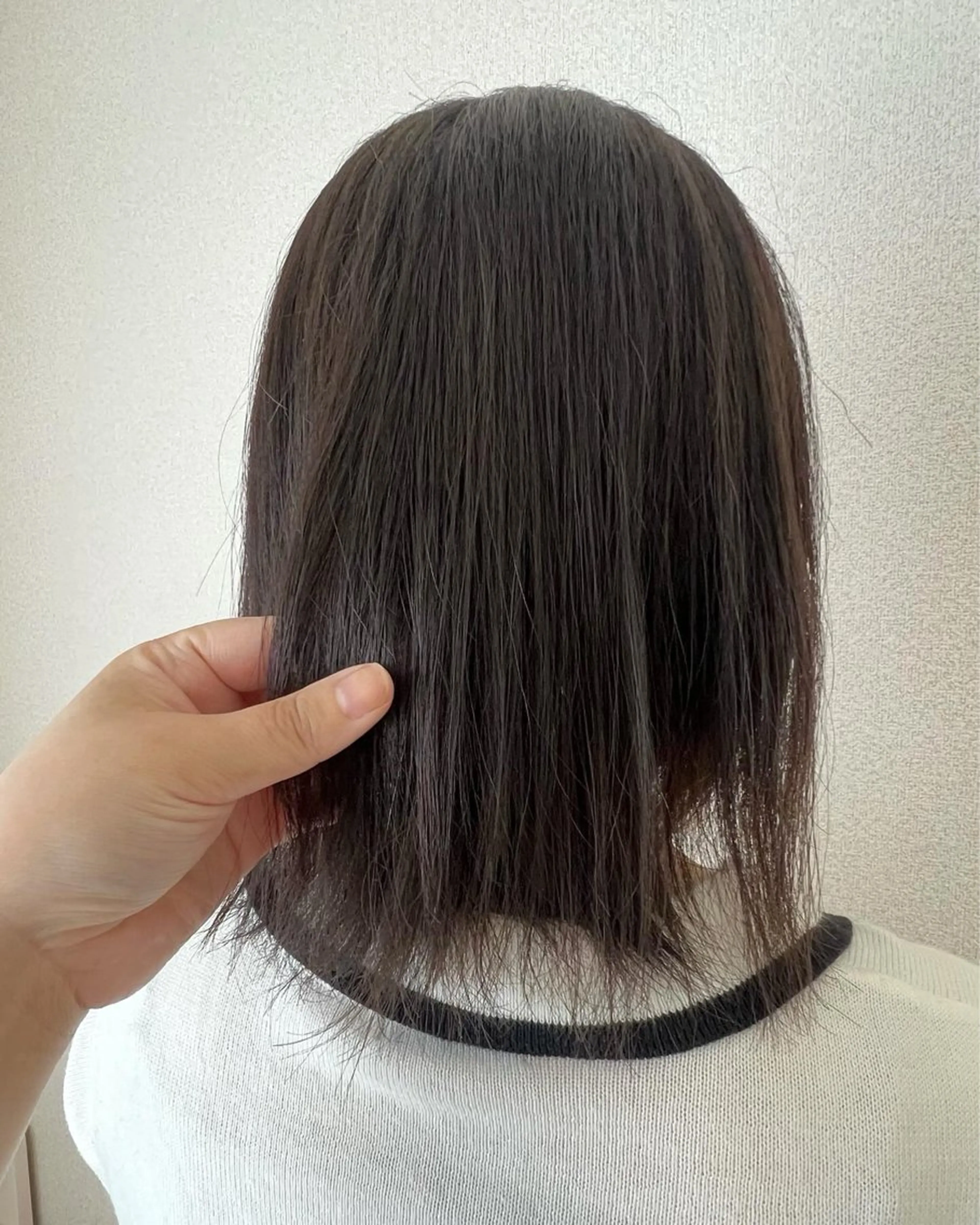 ミディアム カラー 透明感カラー グレージュ オリーブグレージュ オリーブグレー Lafith hair coco 博多店所属・脇山 真生のヘアスタイル