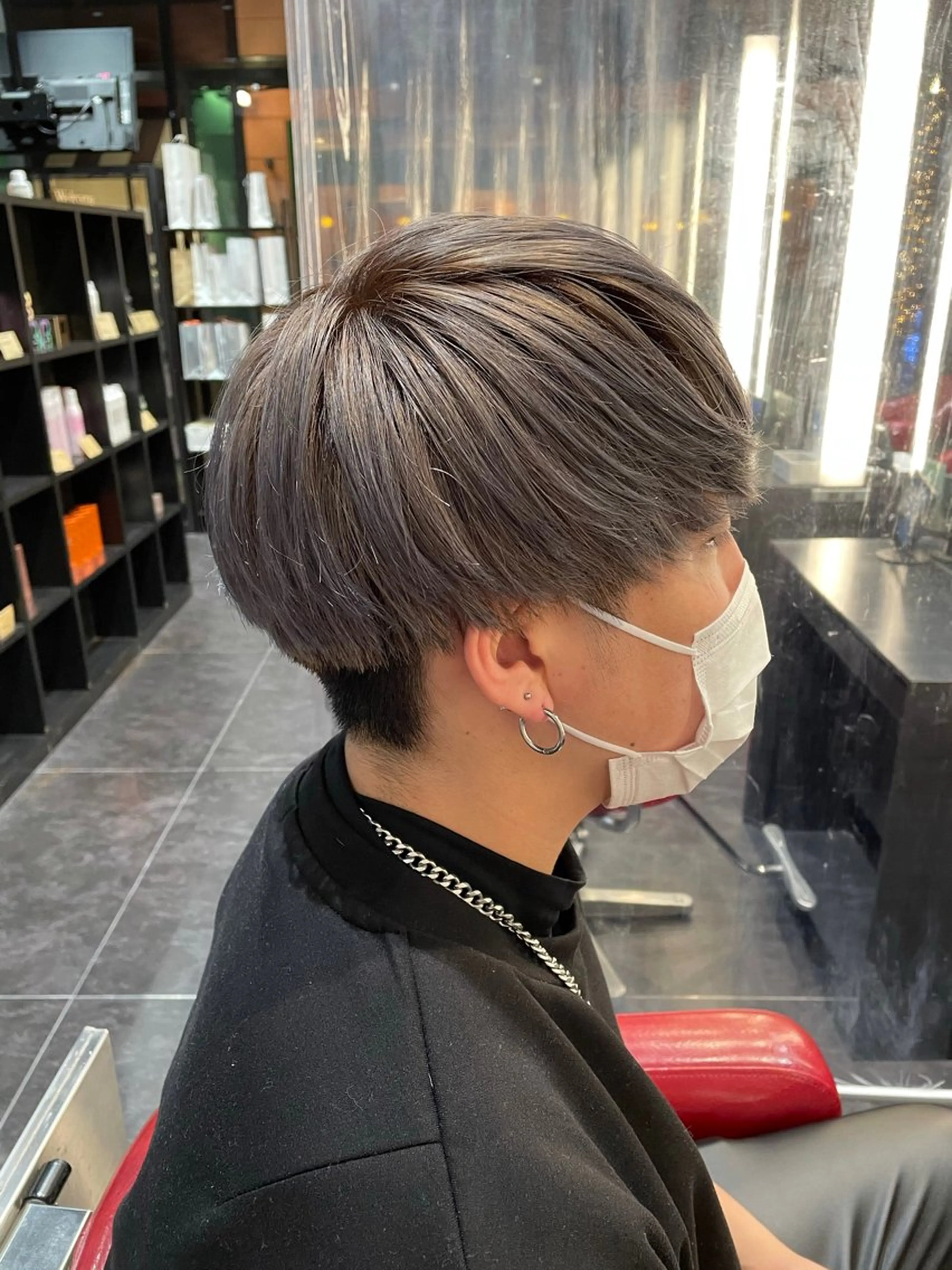 カラー メンズ 森 亜紗美のヘアスタイル