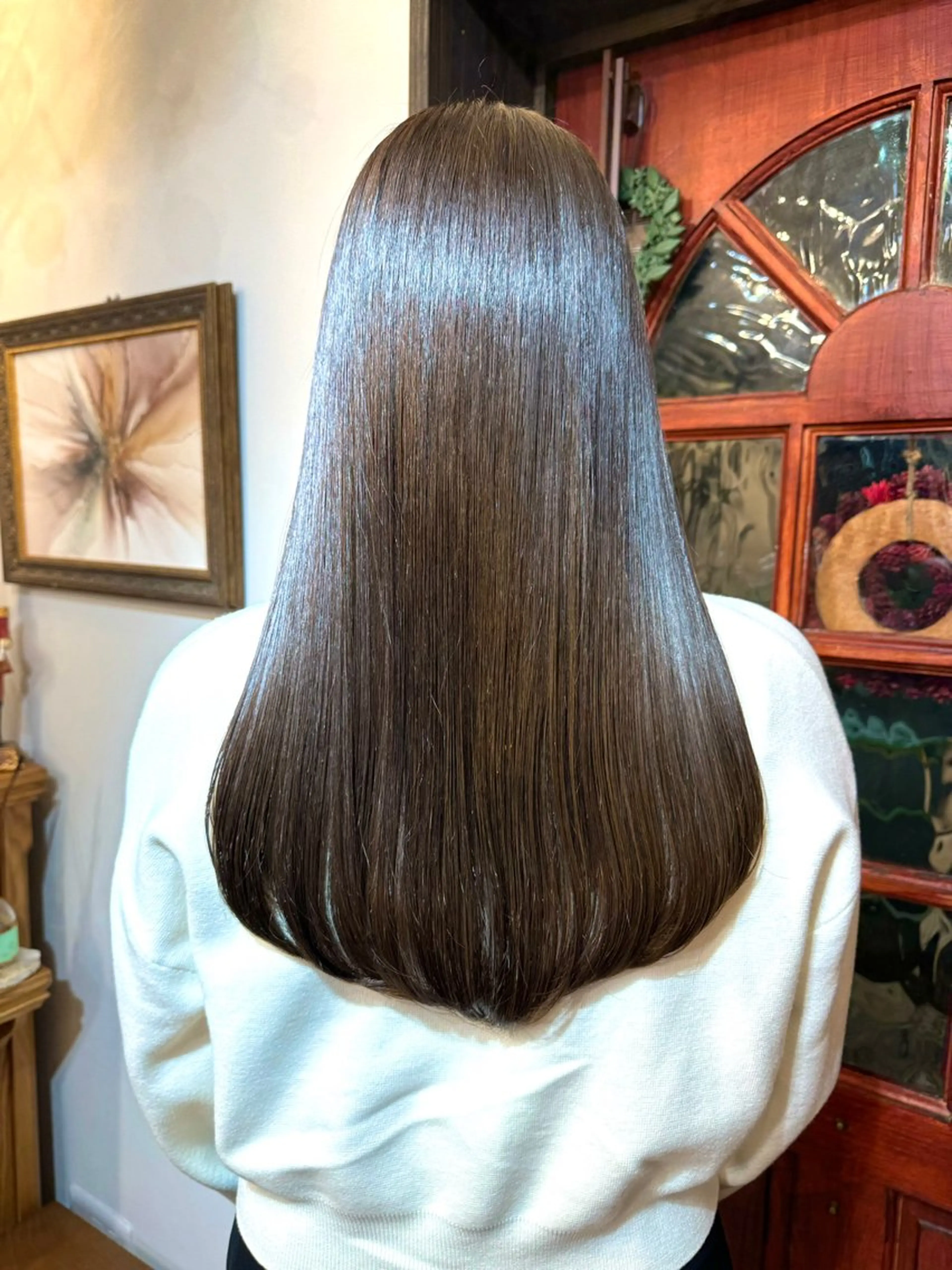 ロング カット 縮毛矯正 トリートメント 伏田 遼馬のヘアスタイル