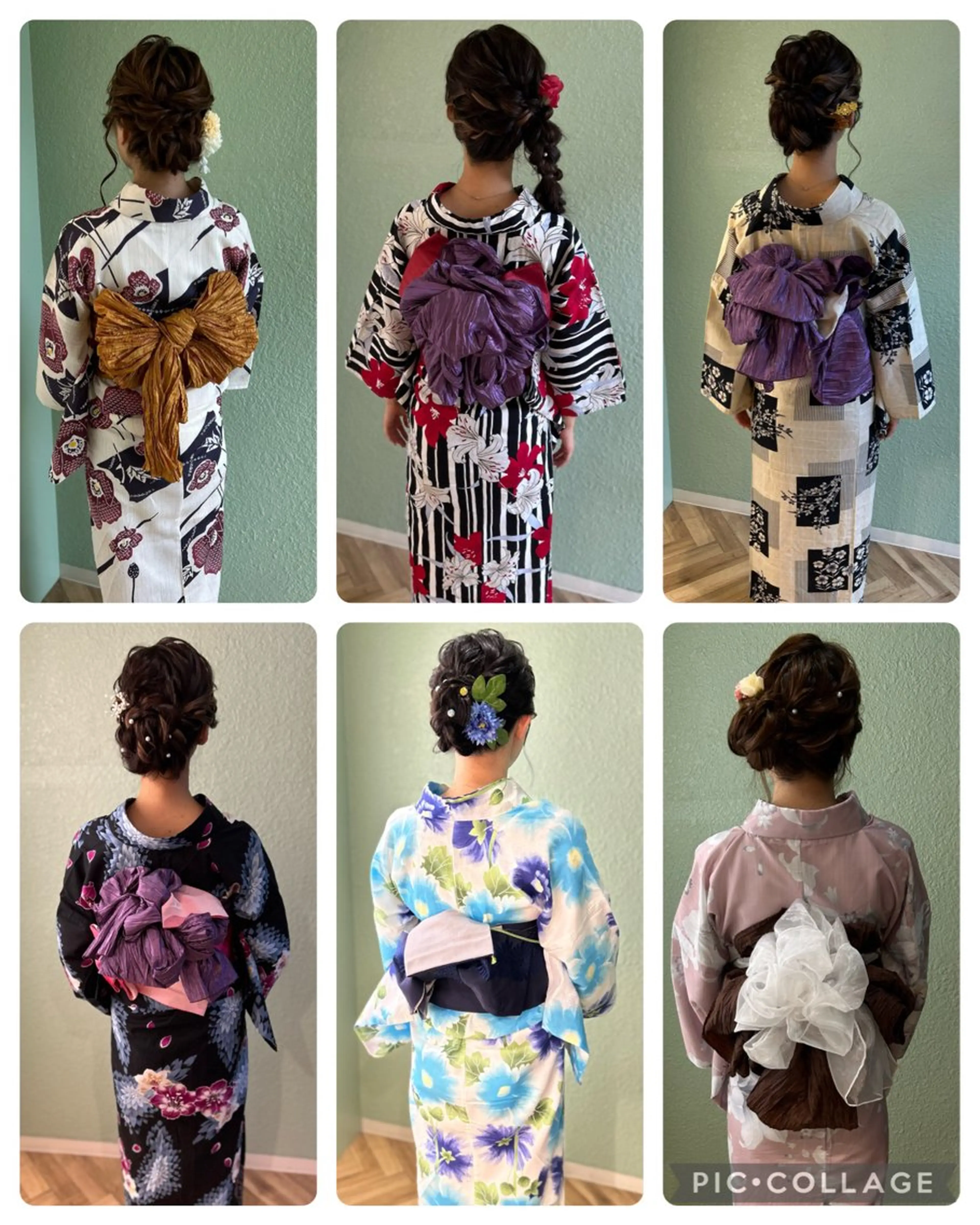 ヘアアレンジ 浴衣 青木 麻紀のヘアスタイル