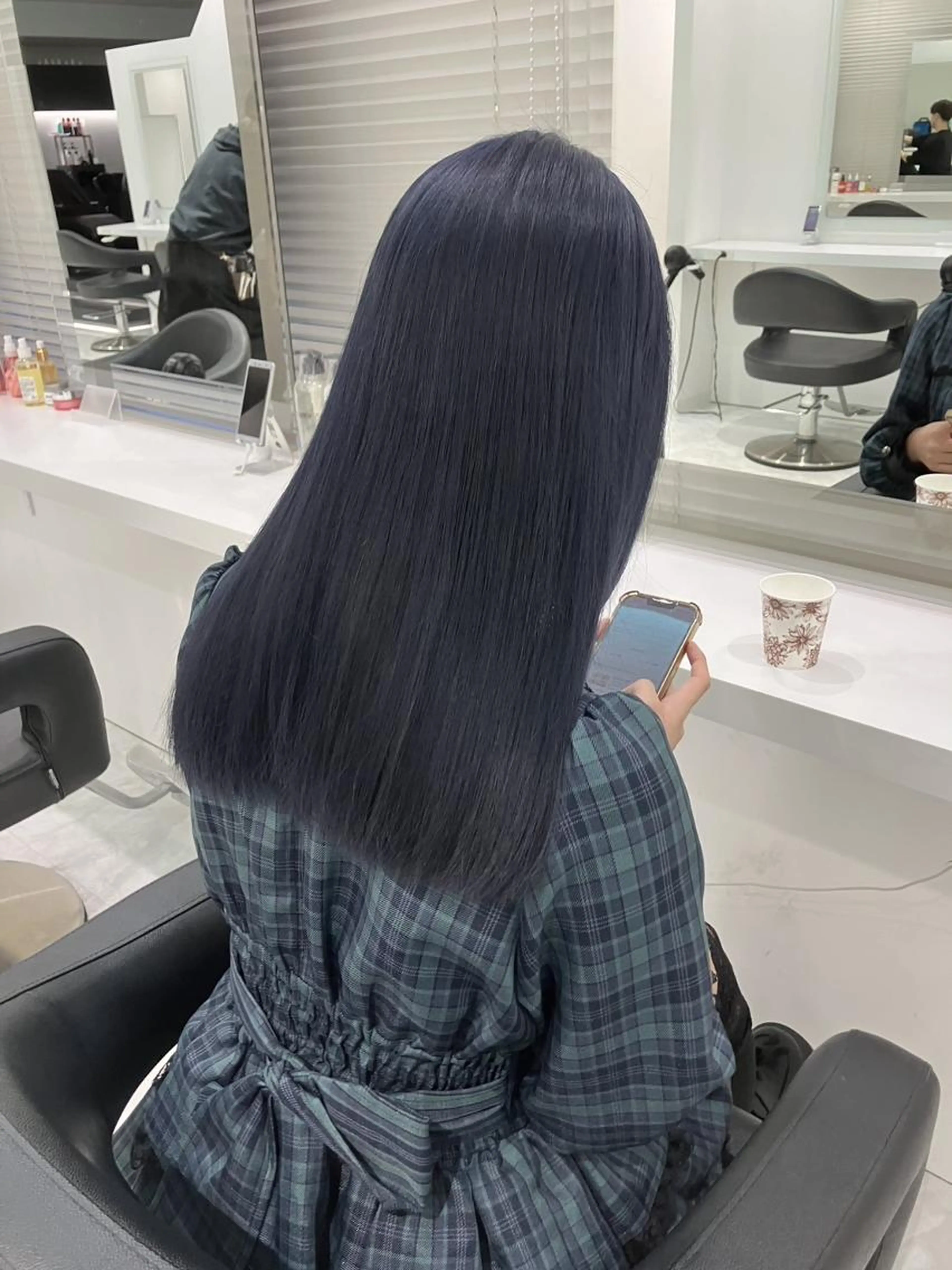 【🎀人気No.3🎀】うる艶ワンカラー🤍＋髪質改善トリートメント🩷＋炭酸泉🫐･:*+.の写真