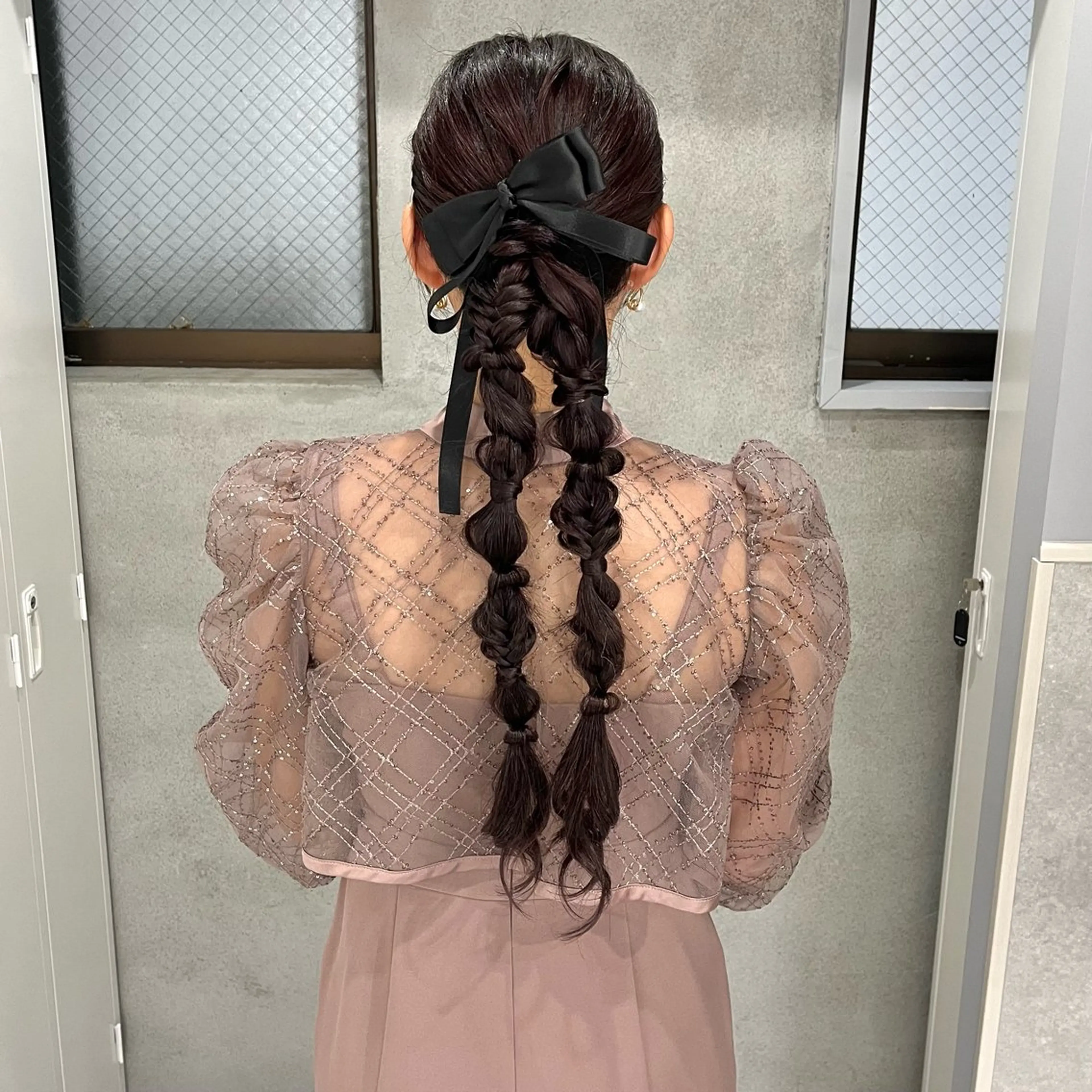 ロング ヘアアレンジ ロング ヘアセット riko/レイヤー/ 艶カラー/ヘアセットのヘアスタイル