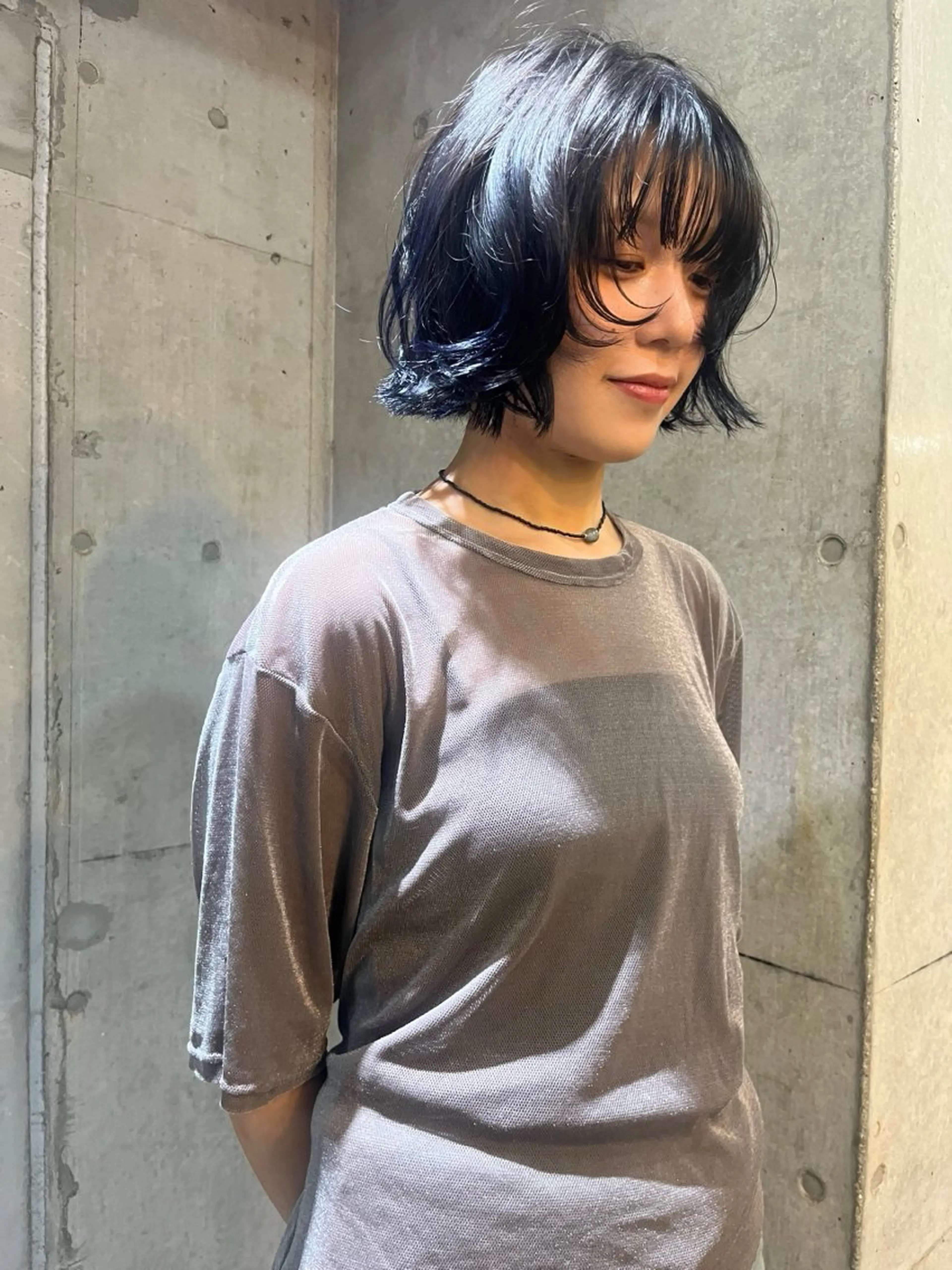 ショート カラー カット ヘアカラー トリートメント ハイトーン/顔まわり レイヤー/YUKAのヘアスタイル