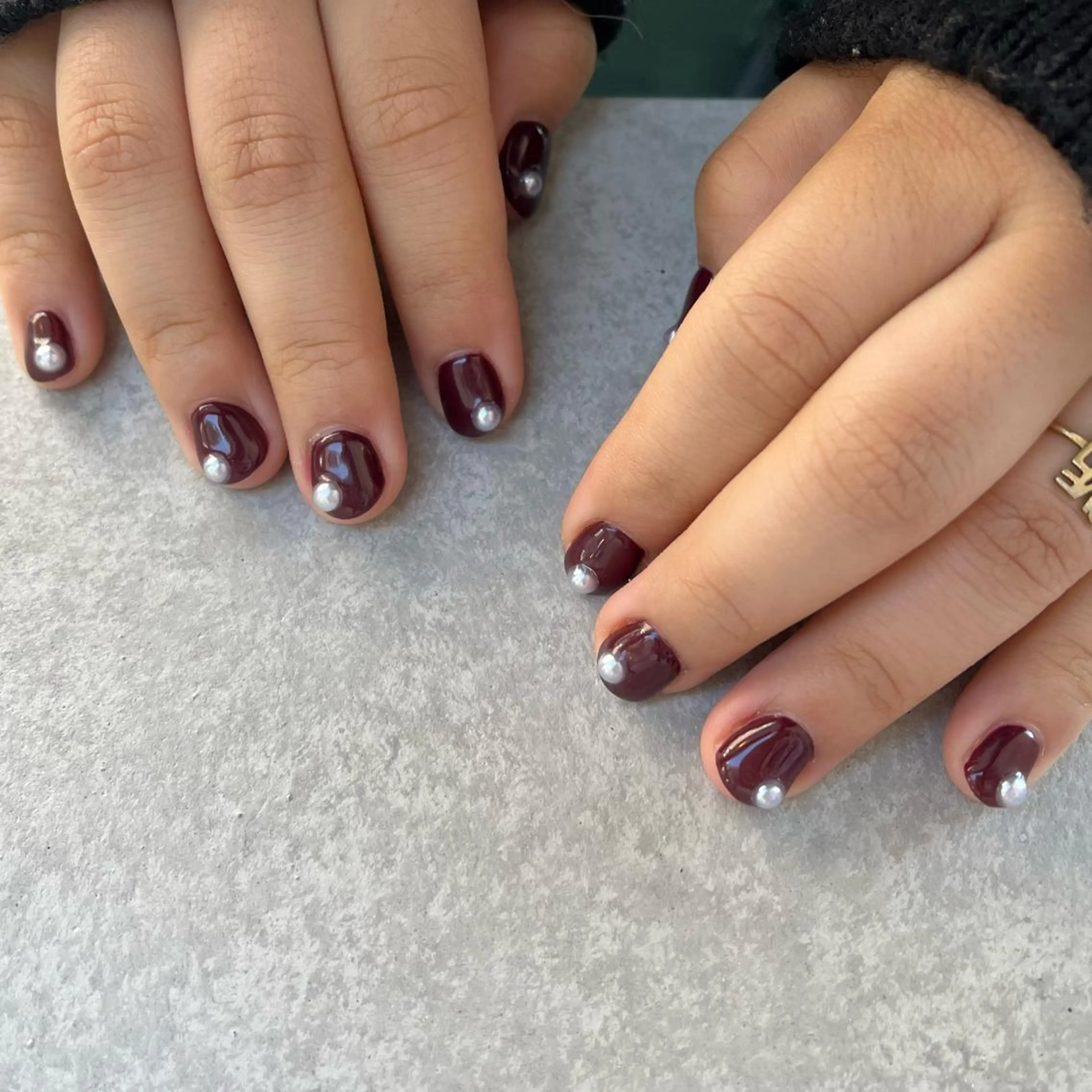 ネイル ハンドネイル 🤎Two ERI🤎のネイルデザイン