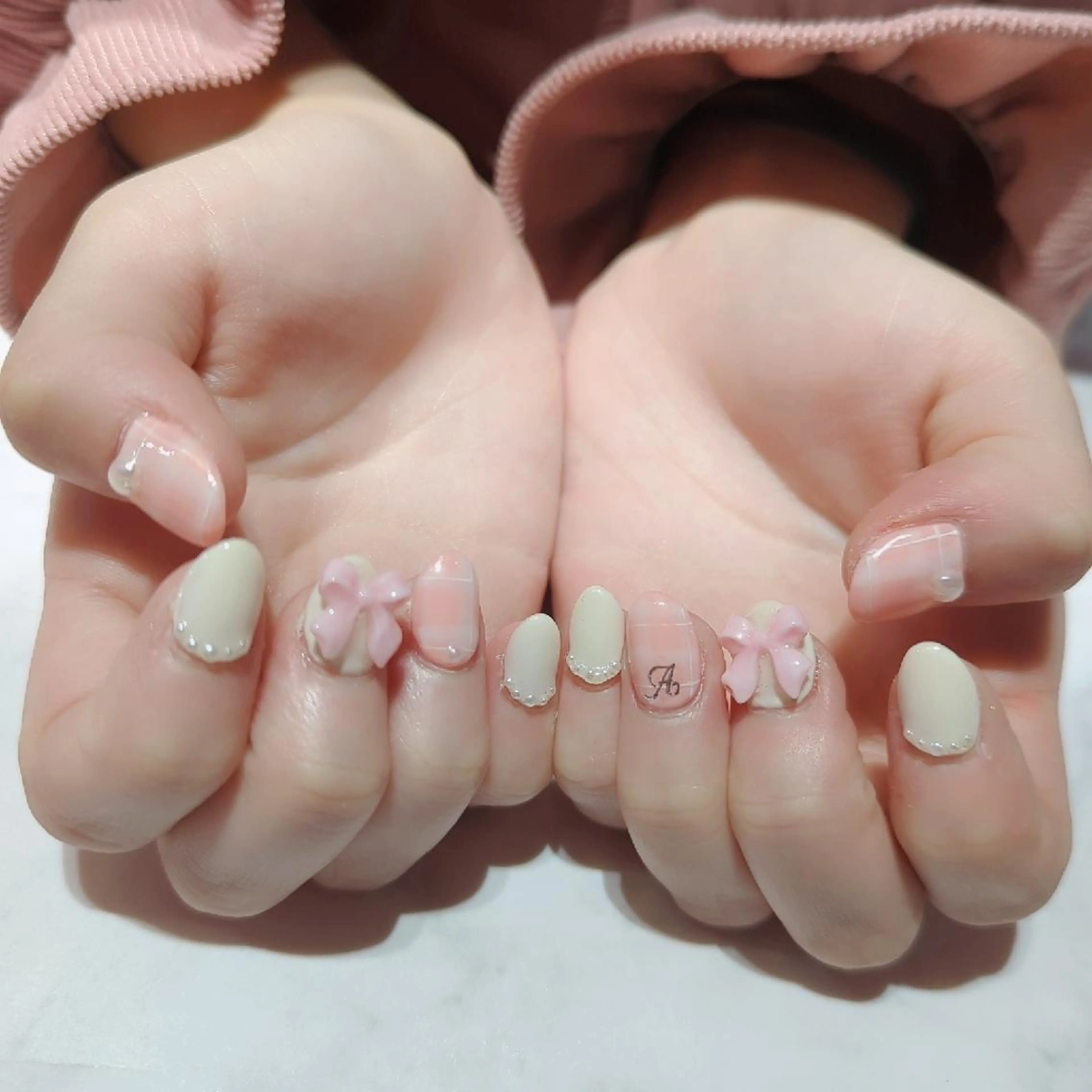 ネイル ハンドネイル あ きのネイルデザイン