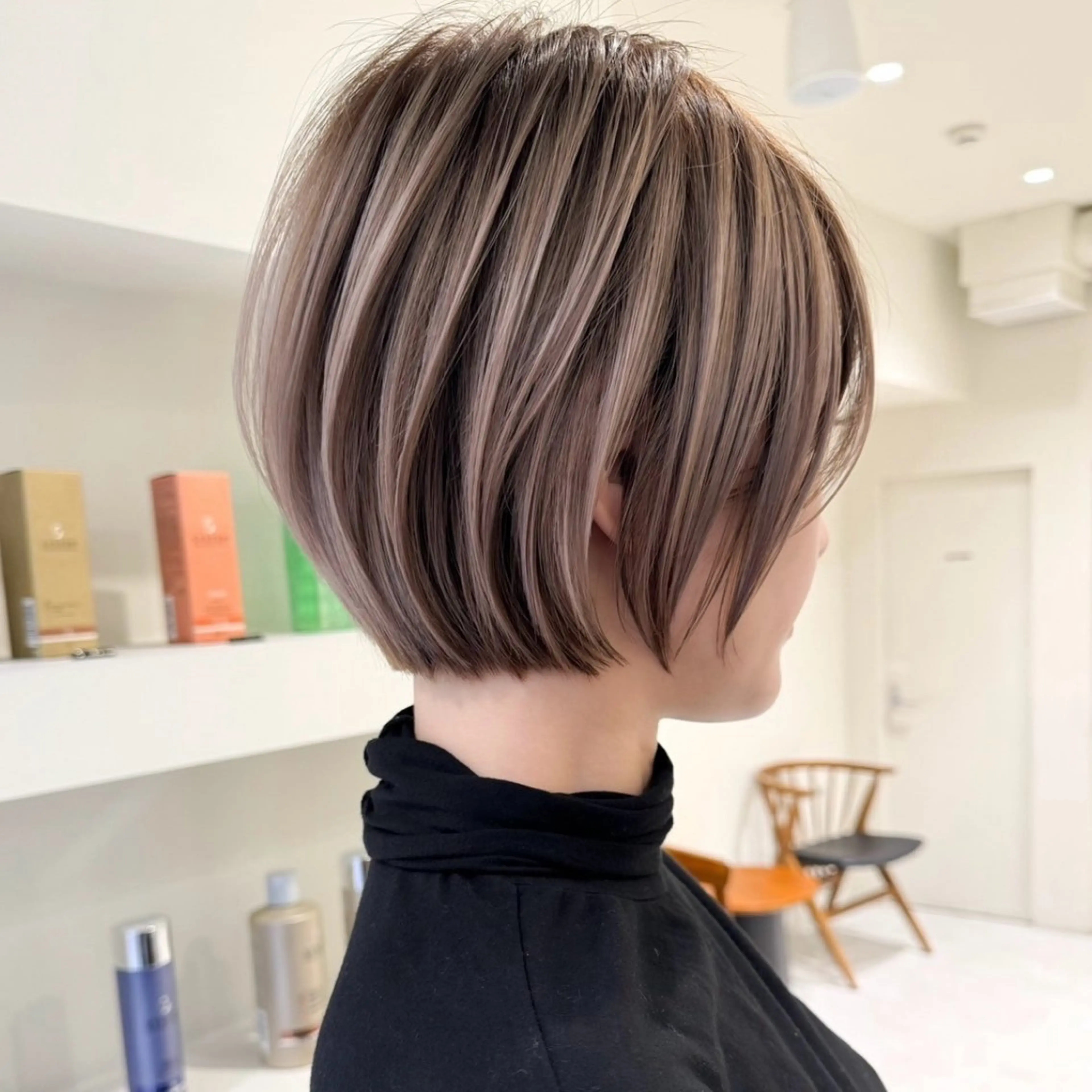 ショート カラー カット ヘアカラー トリートメント ショート特化✨ 津々美のヘアスタイル