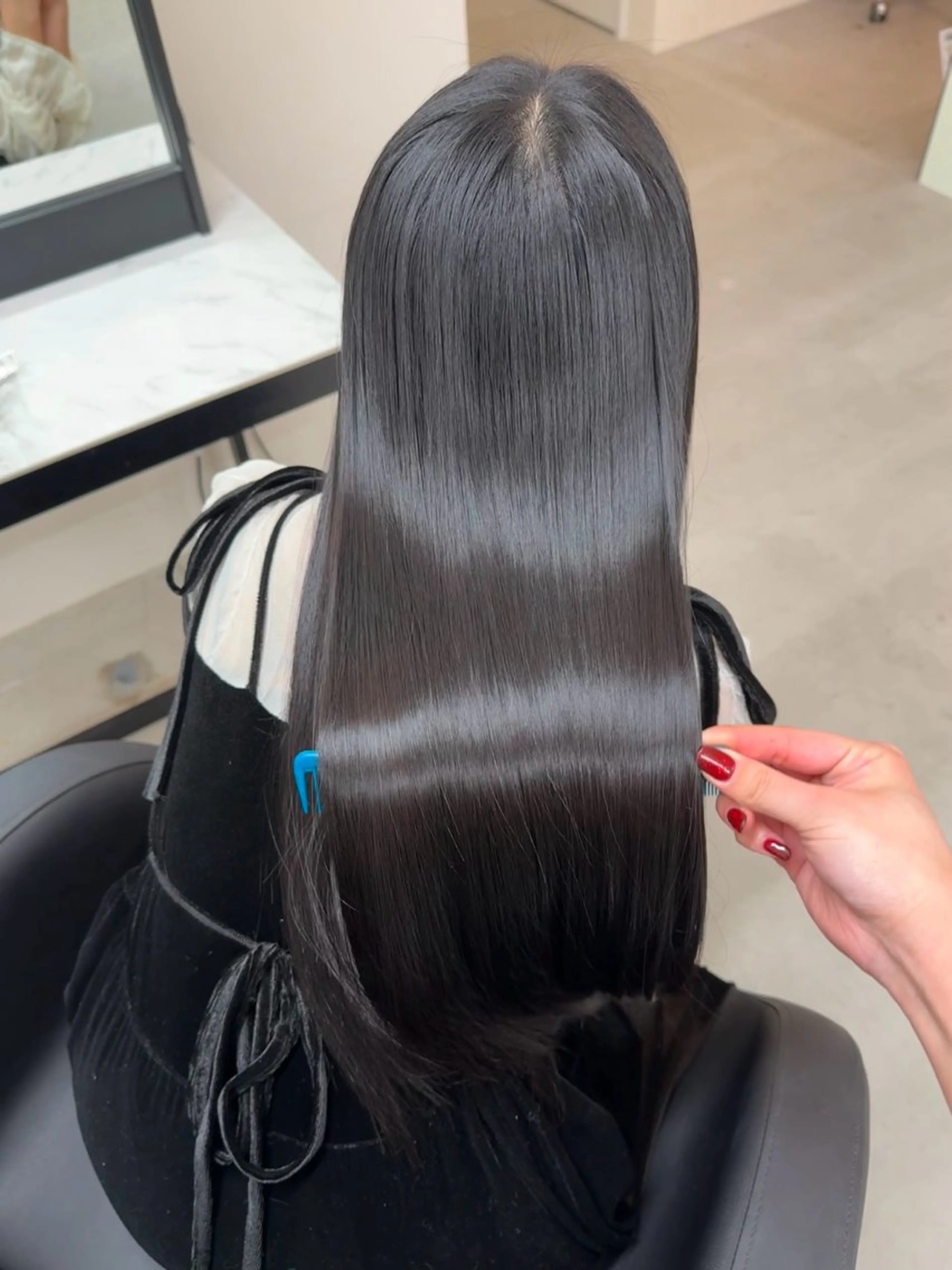 【ご新規様価格🍀】【カット縮毛矯正迷ったらコレ✨️】cut × 縮毛矯正 × 3step treatmentの写真