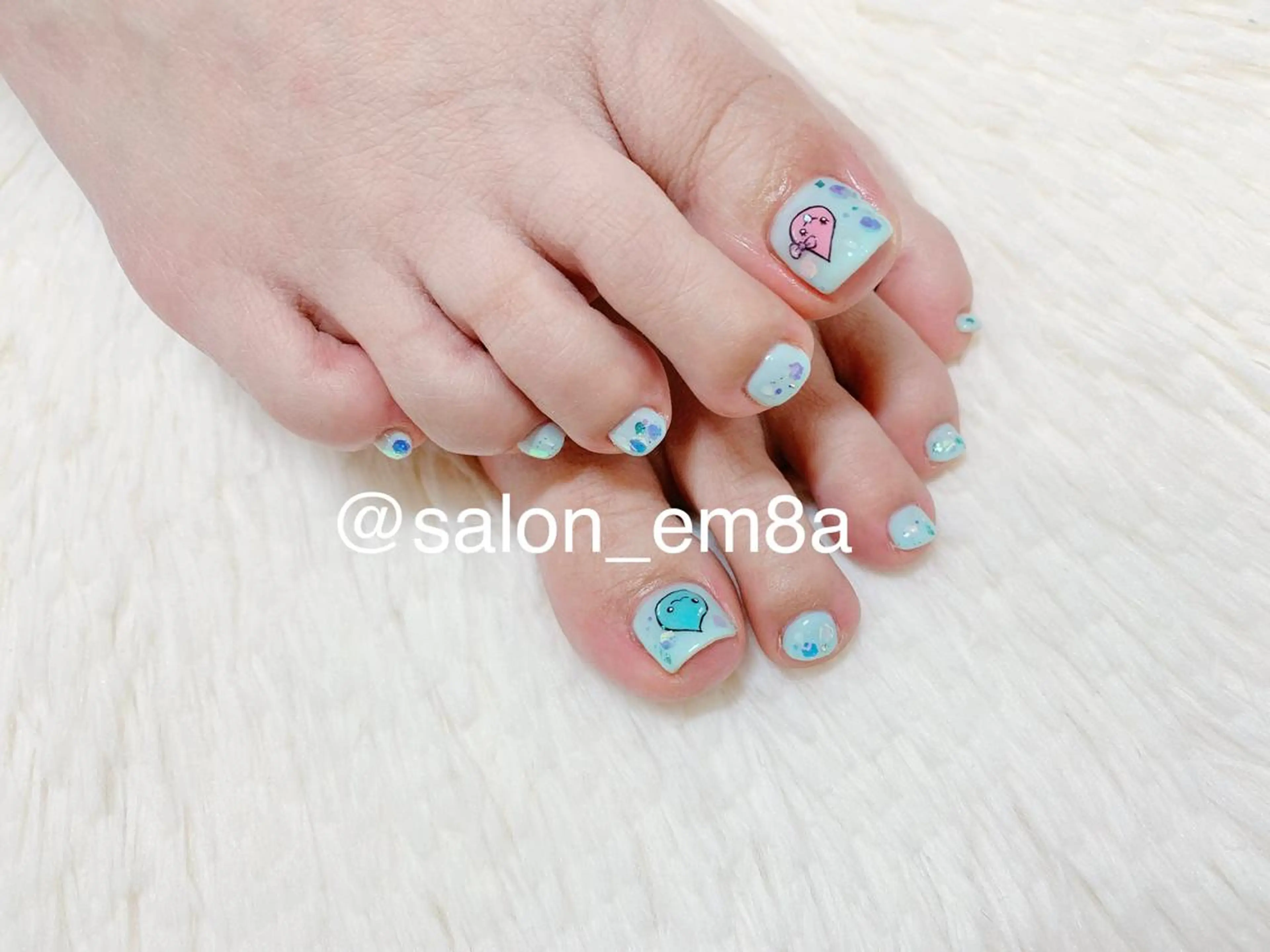 ネイル フットネイル ジェルネイル salon EM&A emiのネイルデザイン