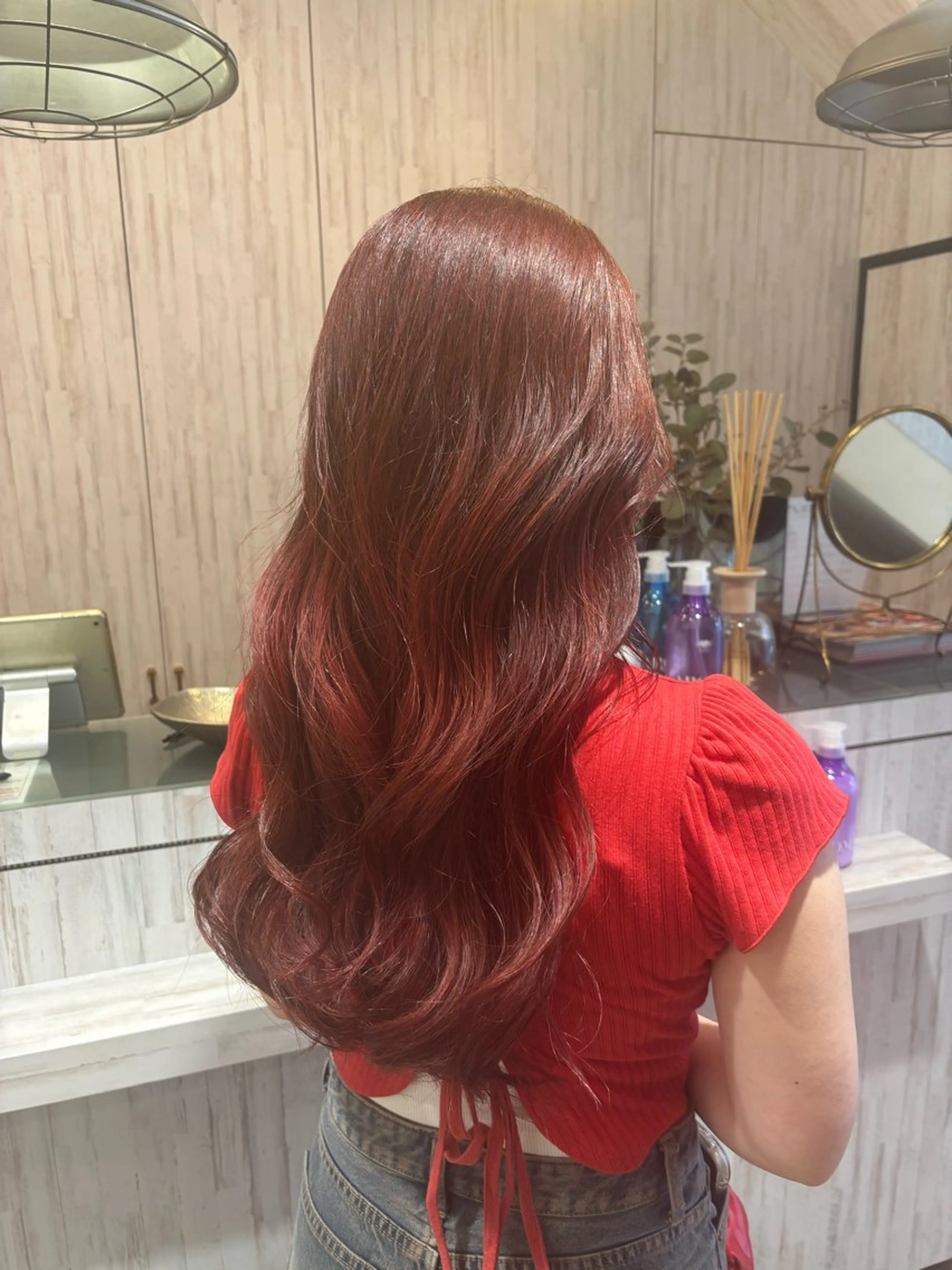 ロング ヘアカラー EARTH 寺本尚生のヘアスタイル