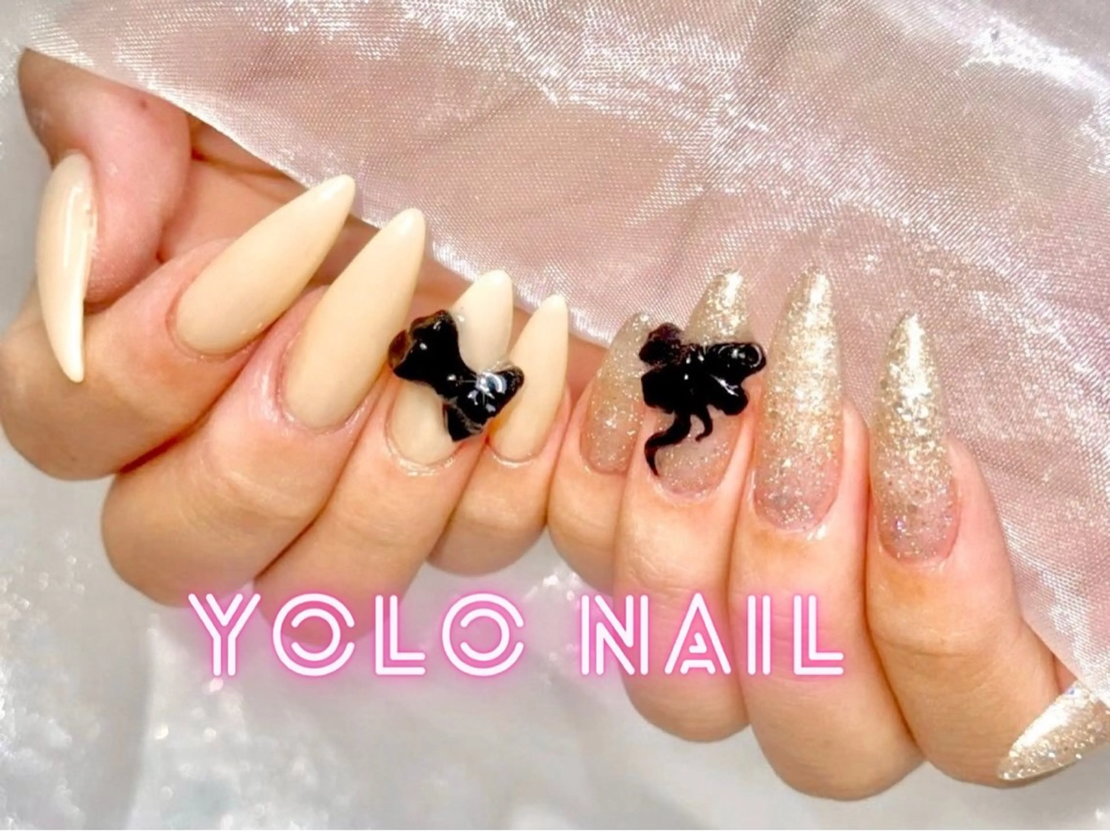 ネイル 持ち込み ハンドネイル YOLONAIL心斎橋店所属・田本 和音のネイルデザイン