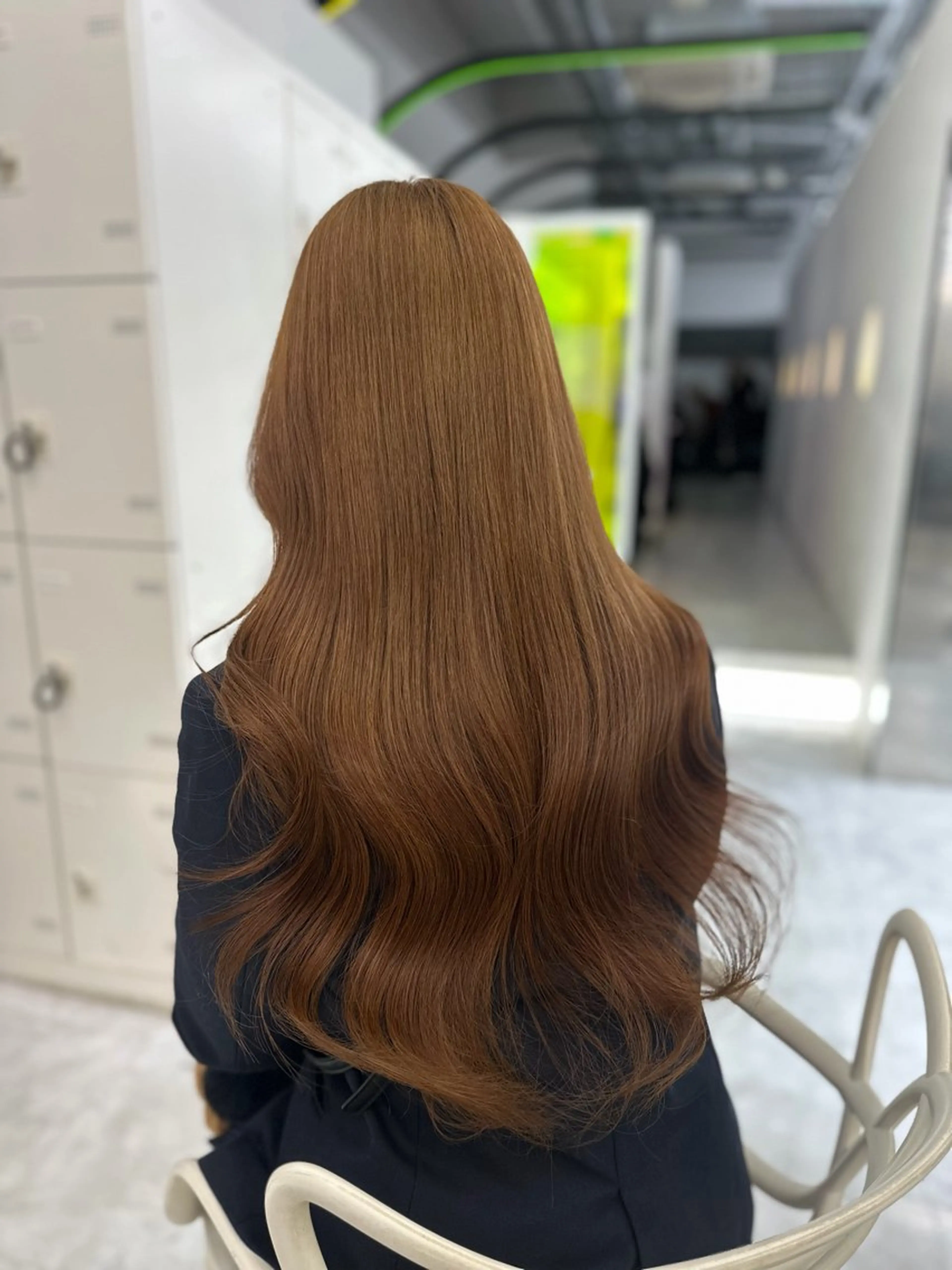 カラー ヘアカラー 透ける透明感カラー 🤍anju🎀のヘアスタイル