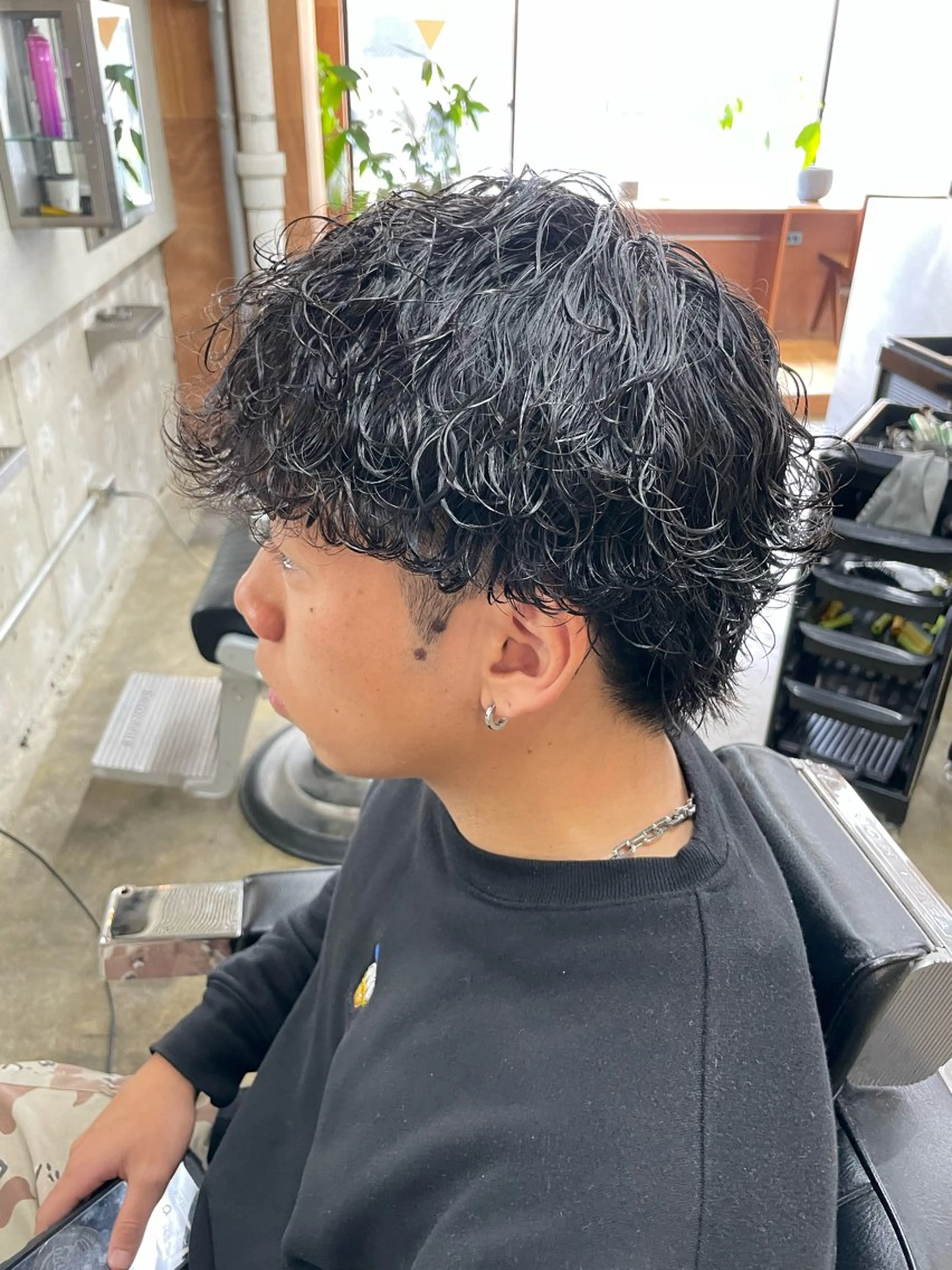 ショート カラー パーマ ヘアアレンジ メンズ カット パーマ トリートメント 亀井隆汰/メンズ専門 パーマ特化美容師のヘアスタイル