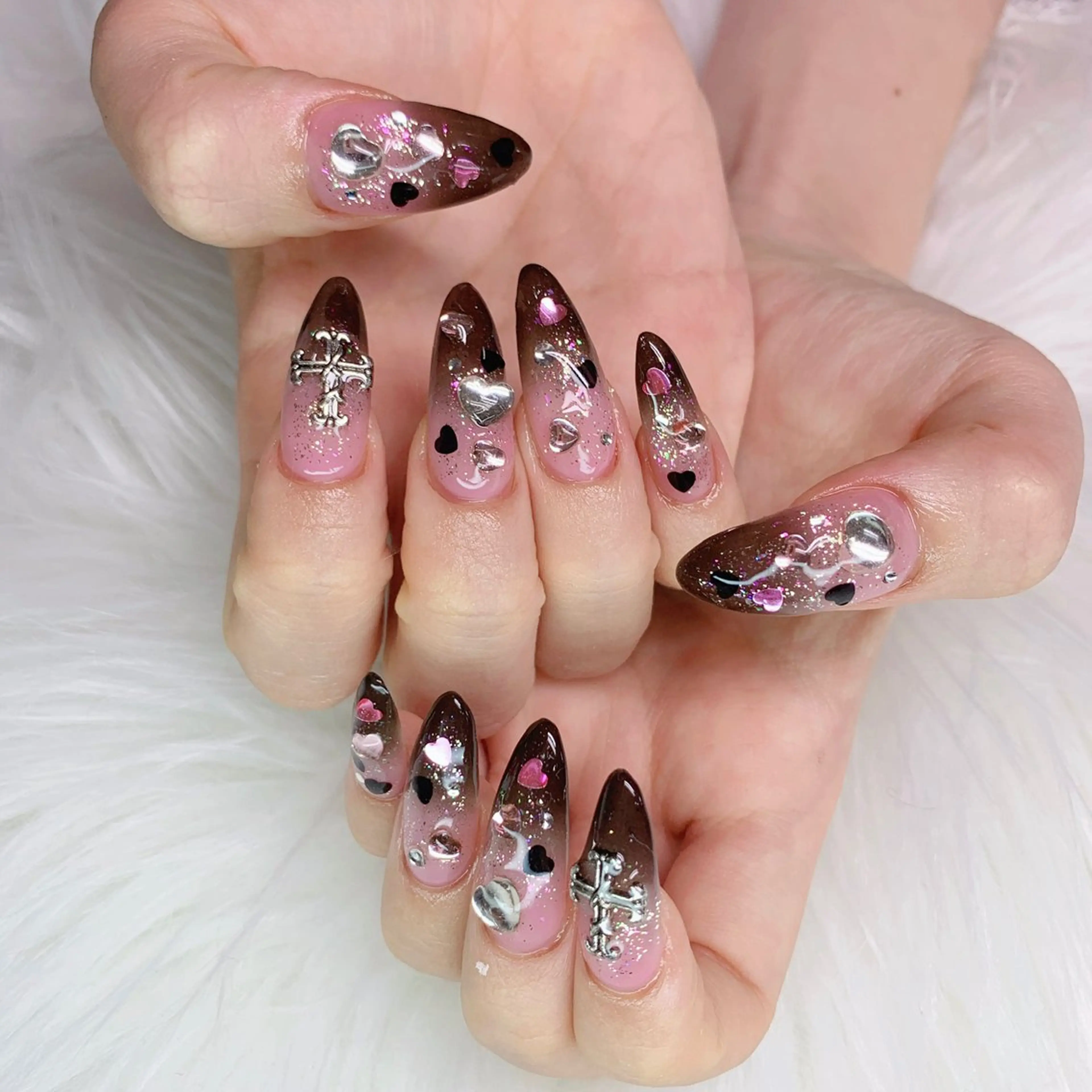 ネイル 韓国ネイル ロングネイル 春ネイル ワンホンネイル 冬ネイル H'ami nail salon所属・ハミネイルサロン ハナのネイルデザイン