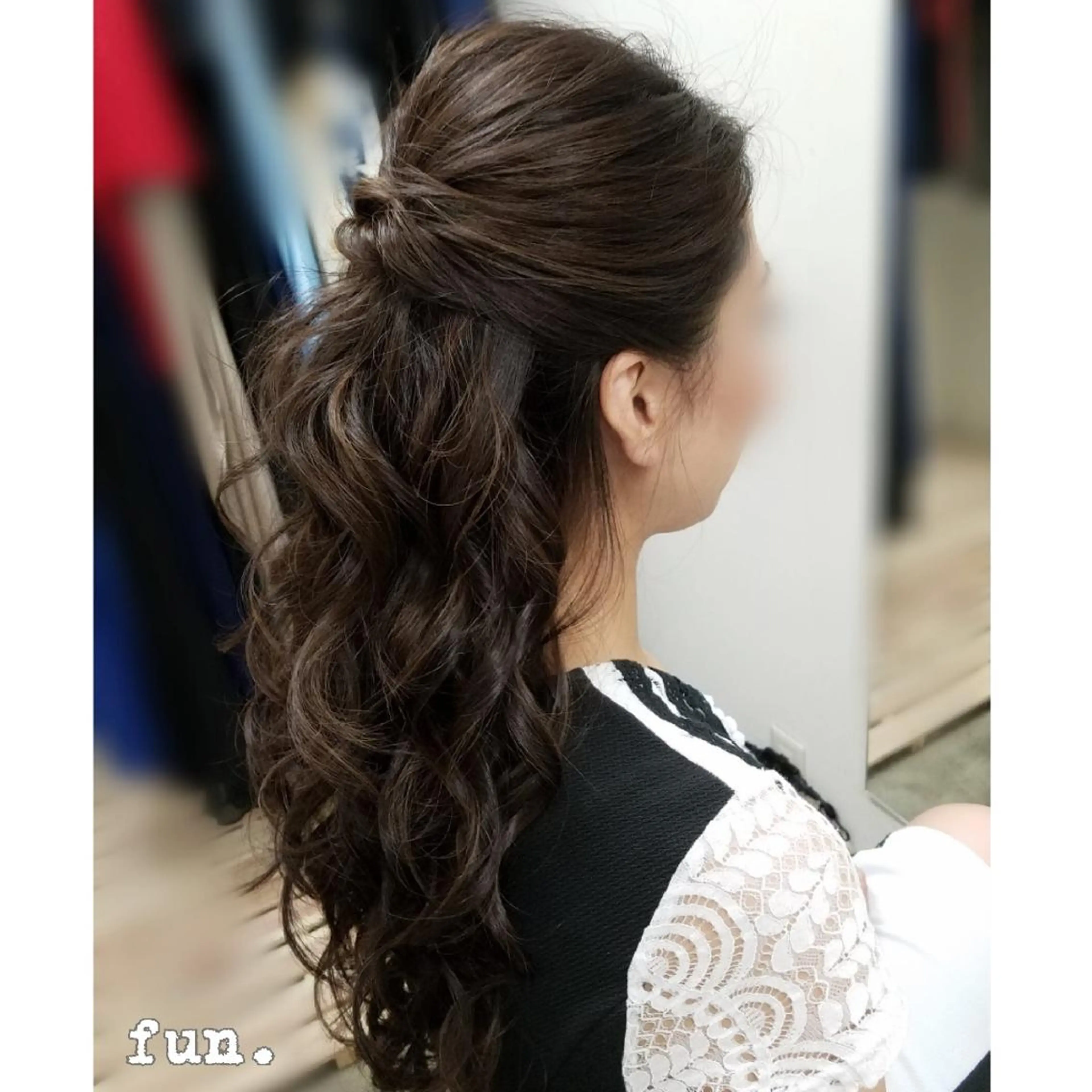 ロング ヘアアレンジ fun./ヘアセット /エクステ/着付のその他イメージ