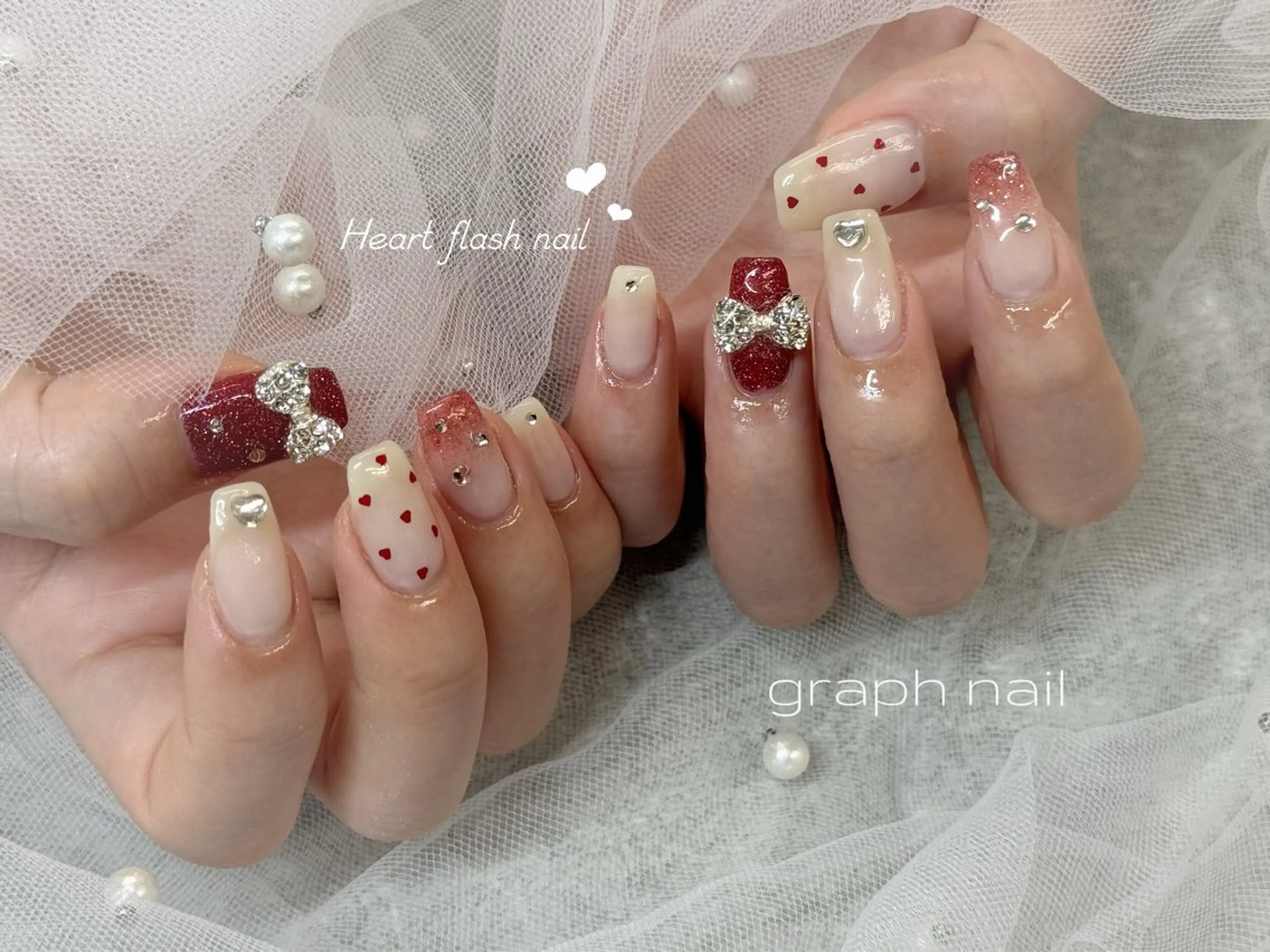 ネイル graph nail【グラフ ネイル】所属・graphnail‪ ‪‪❤︎‬manaのネイルデザイン