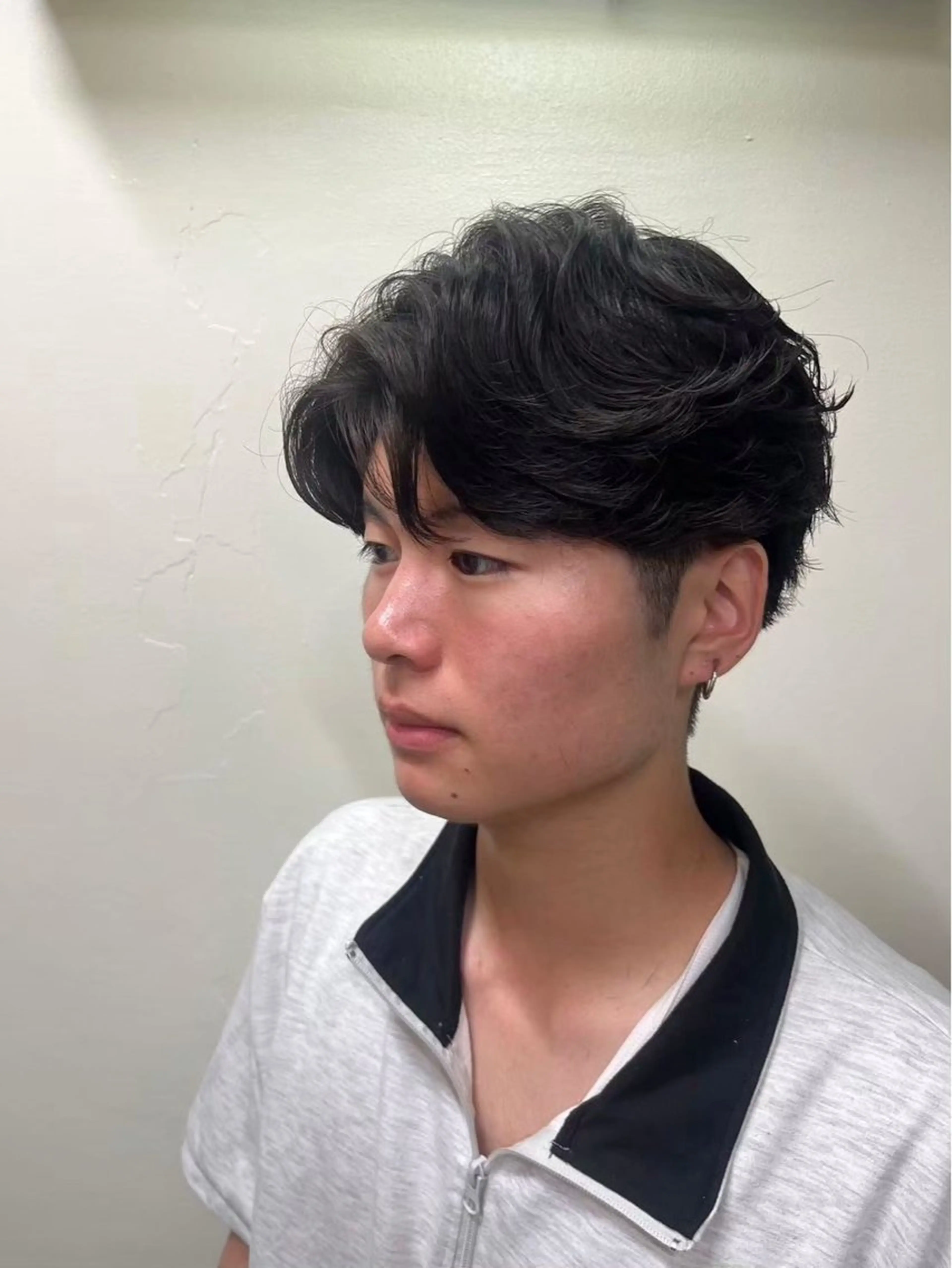 メンズ カット 🚹/センター パート特化/海里のヘアスタイル