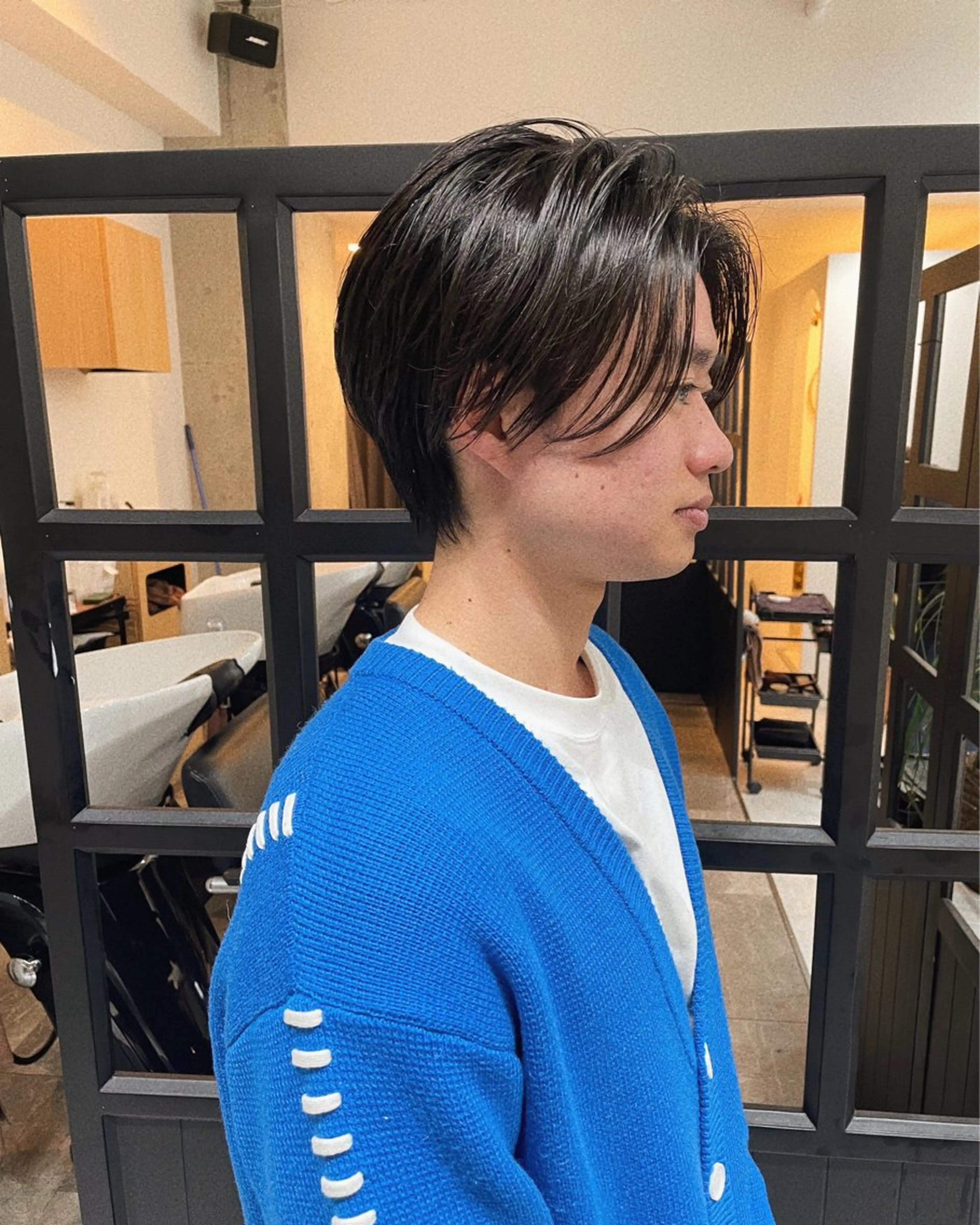 ショート メンズ センターパート メンズショート ショートヘア カット ヘッドスパ 堀江将太朗/恵比寿/ メンズカットのヘアスタイル