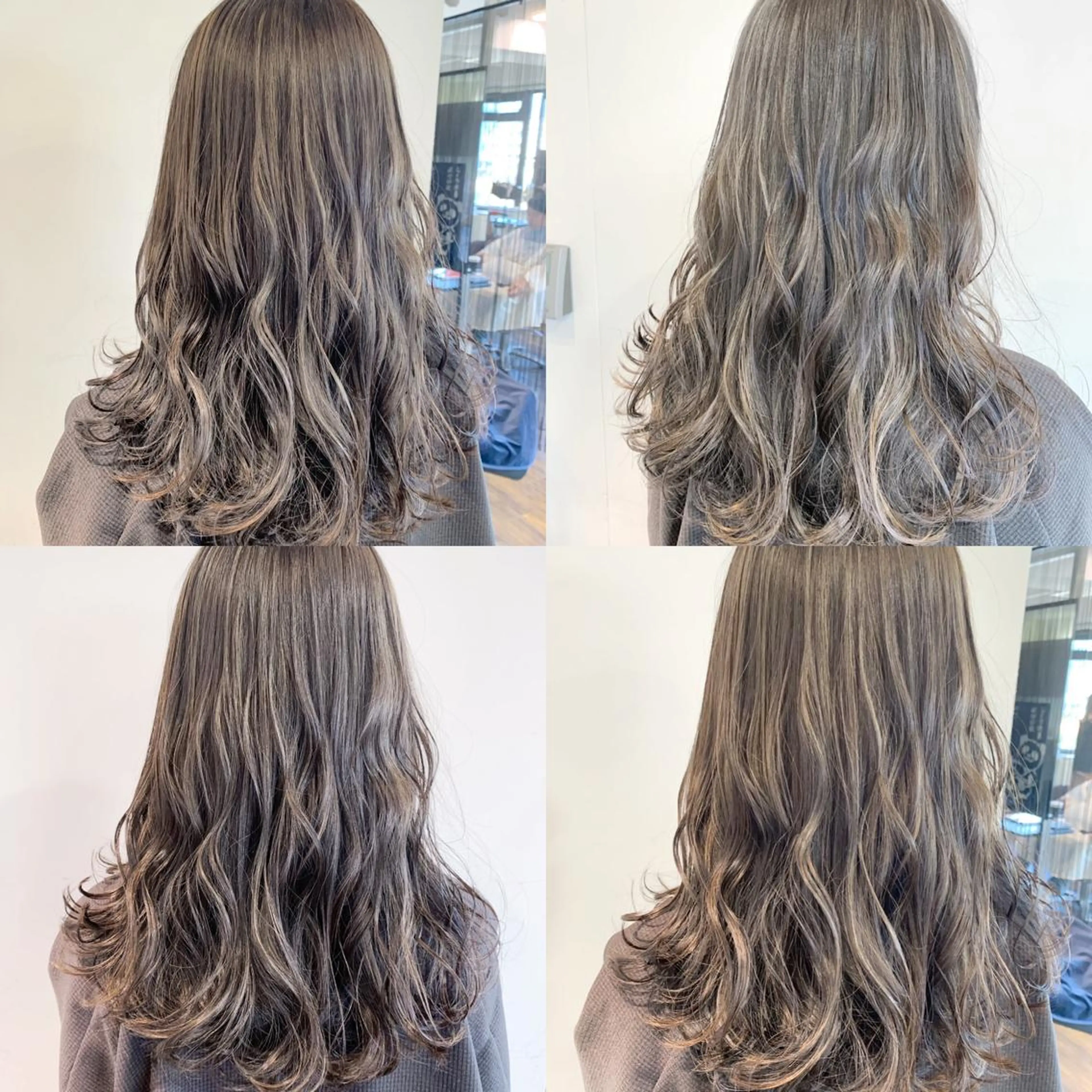 ミディアム カラー ヘアアレンジ 🌿‬ ܸAir 透明感🌱西村知佳のヘアスタイル