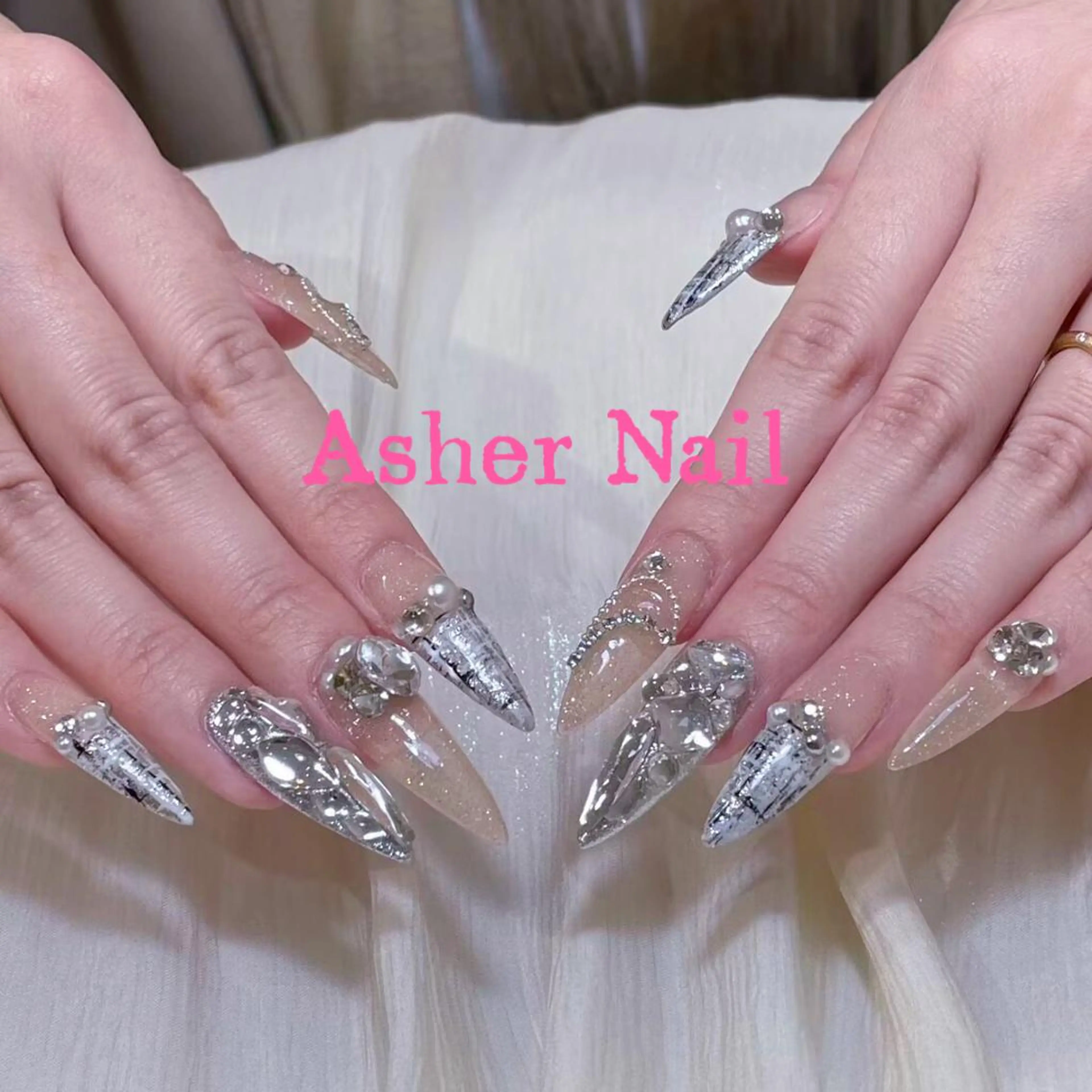 ネイル ハンドネイル ハンドケア Asher-HIKA 🌞のネイルデザイン