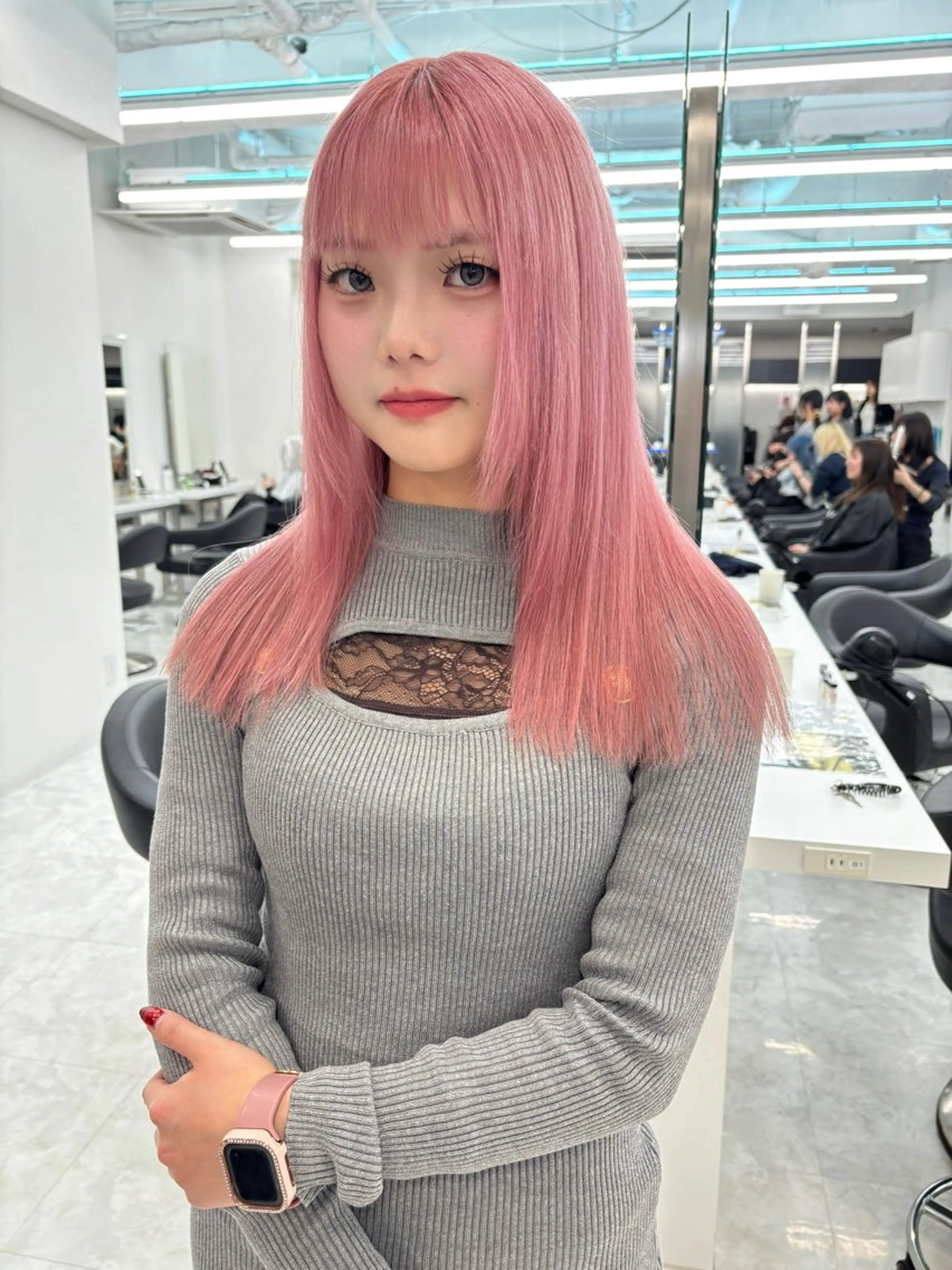 ロング カラー 柔らかベージュ🩷 yuria🌸のヘアスタイル