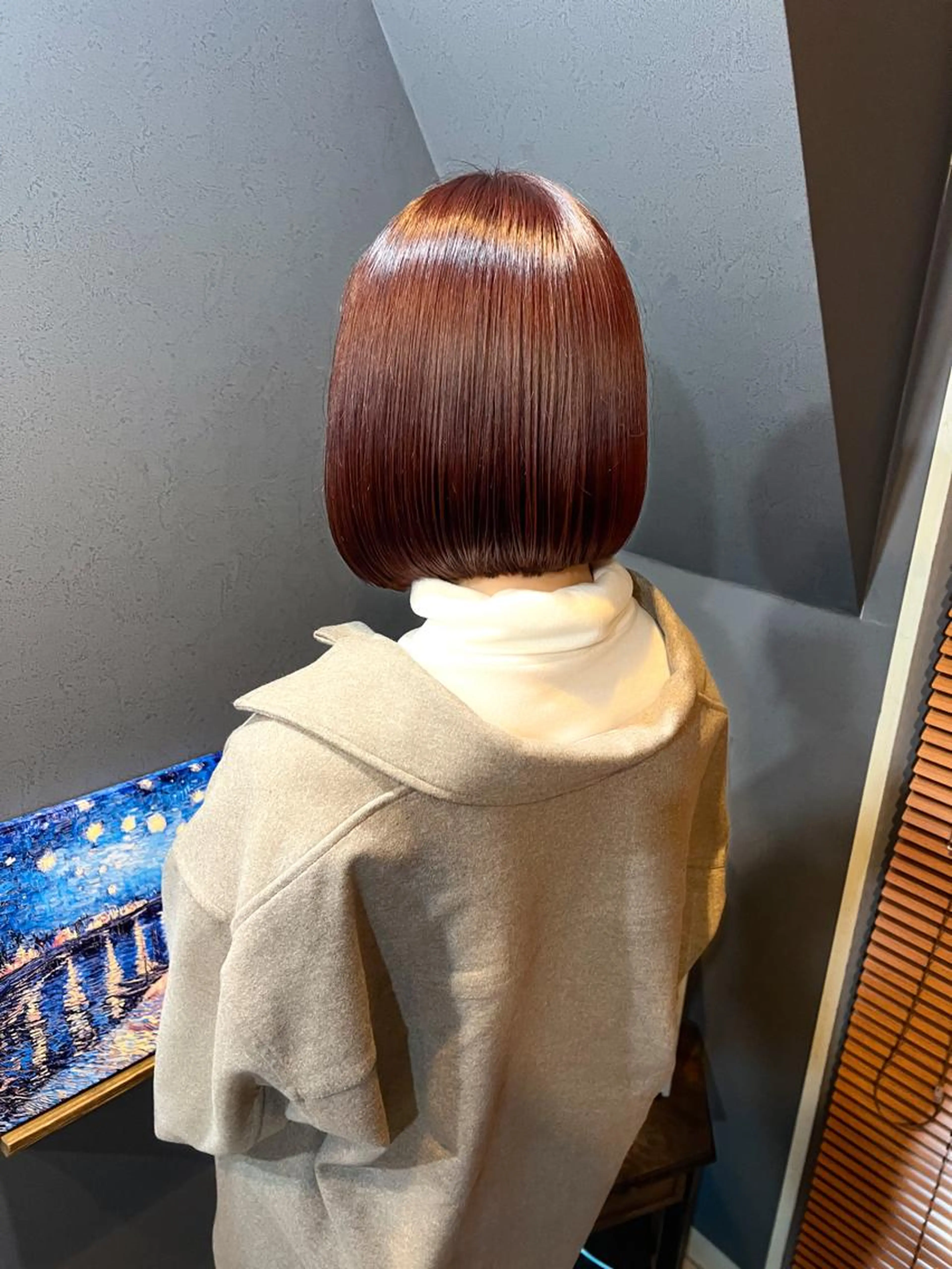 ＊カラーコース＊【カット+リタッチカラー（根元）+ 毛髪修復トリートメント+集中補修トリートメント】の写真