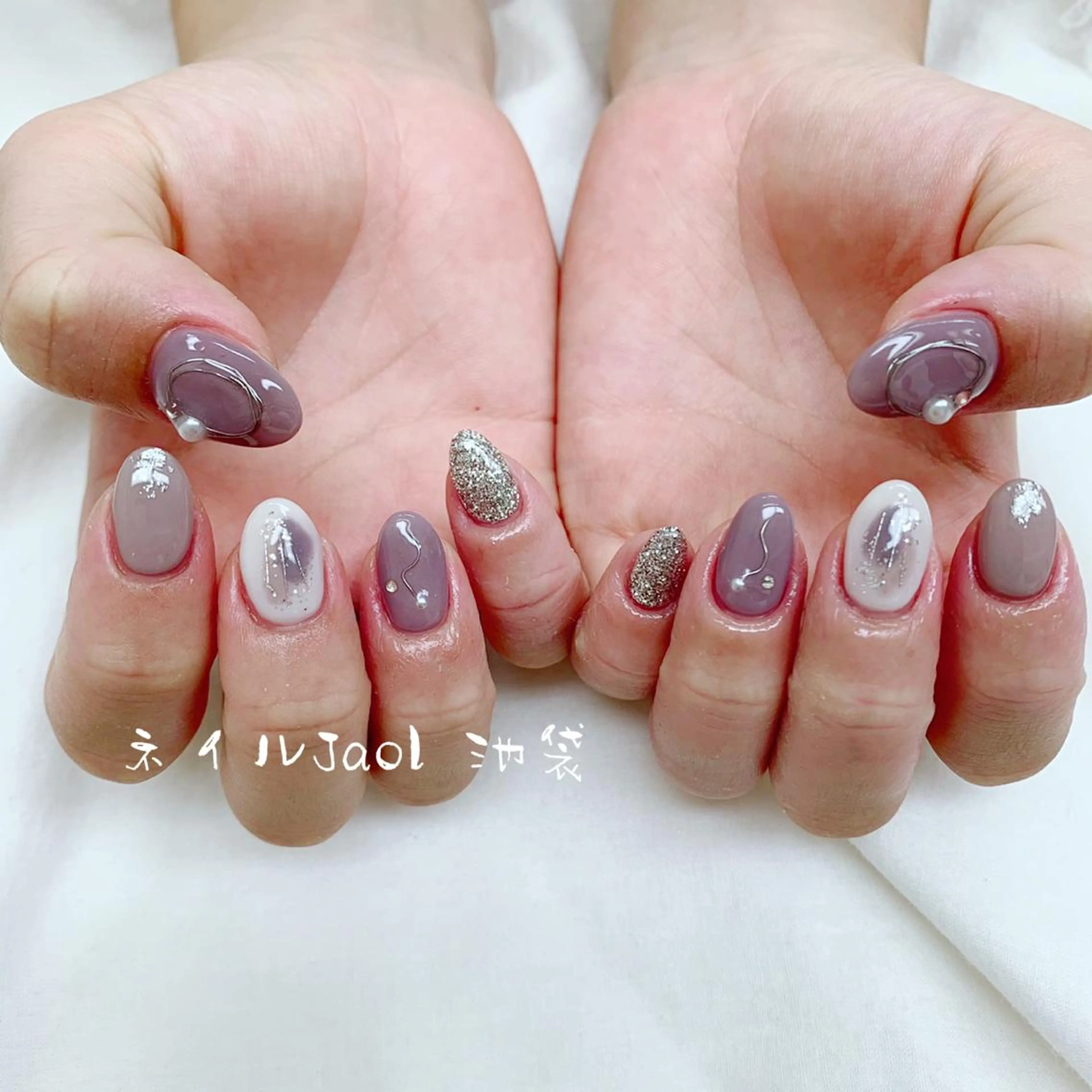 ミディアム nail jaol池袋店所属・ネイルJaol 池袋のネイルデザイン