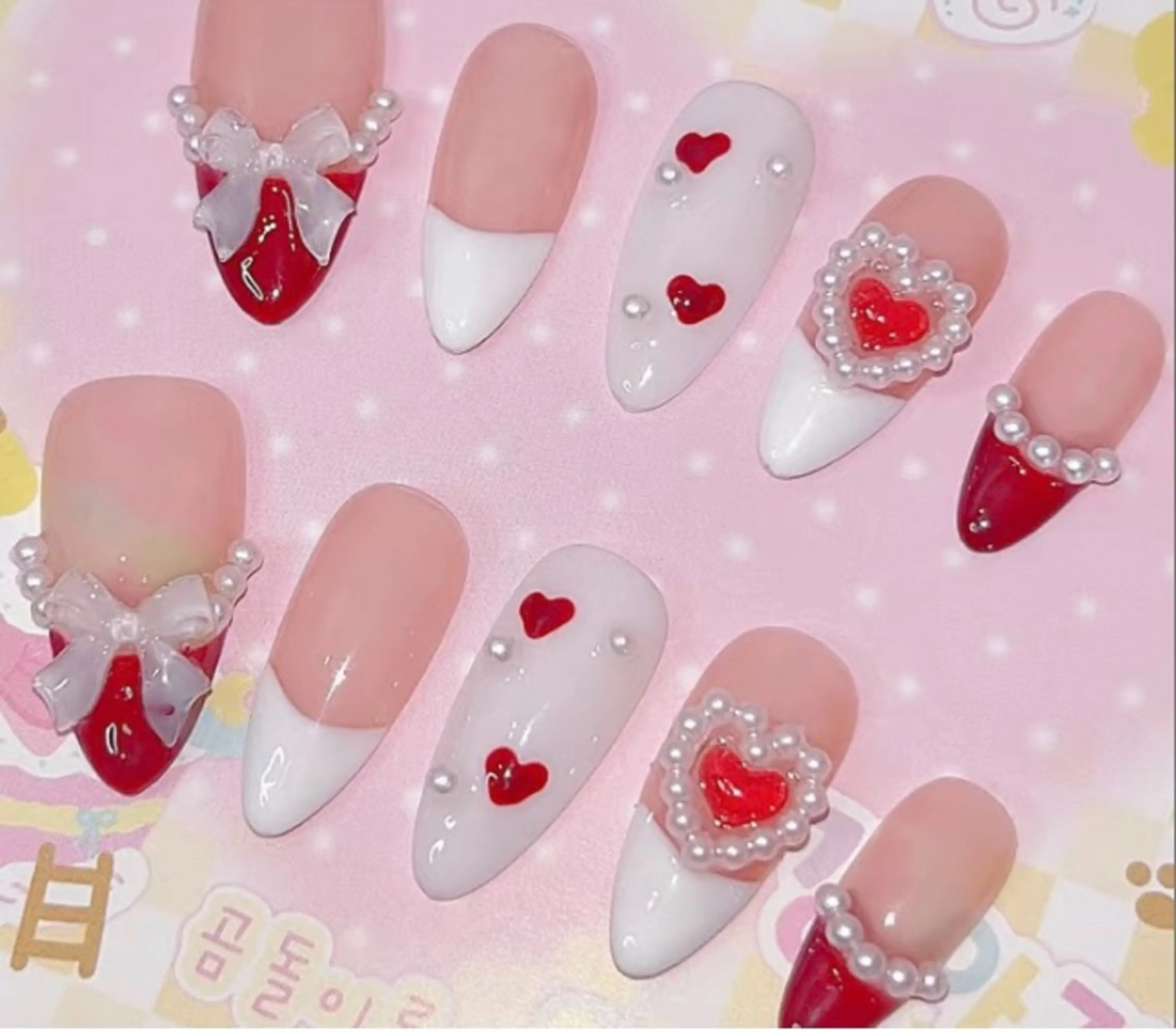 ネイル ハンドネイル H3 Nail Tsuki🦋💙のネイルデザイン