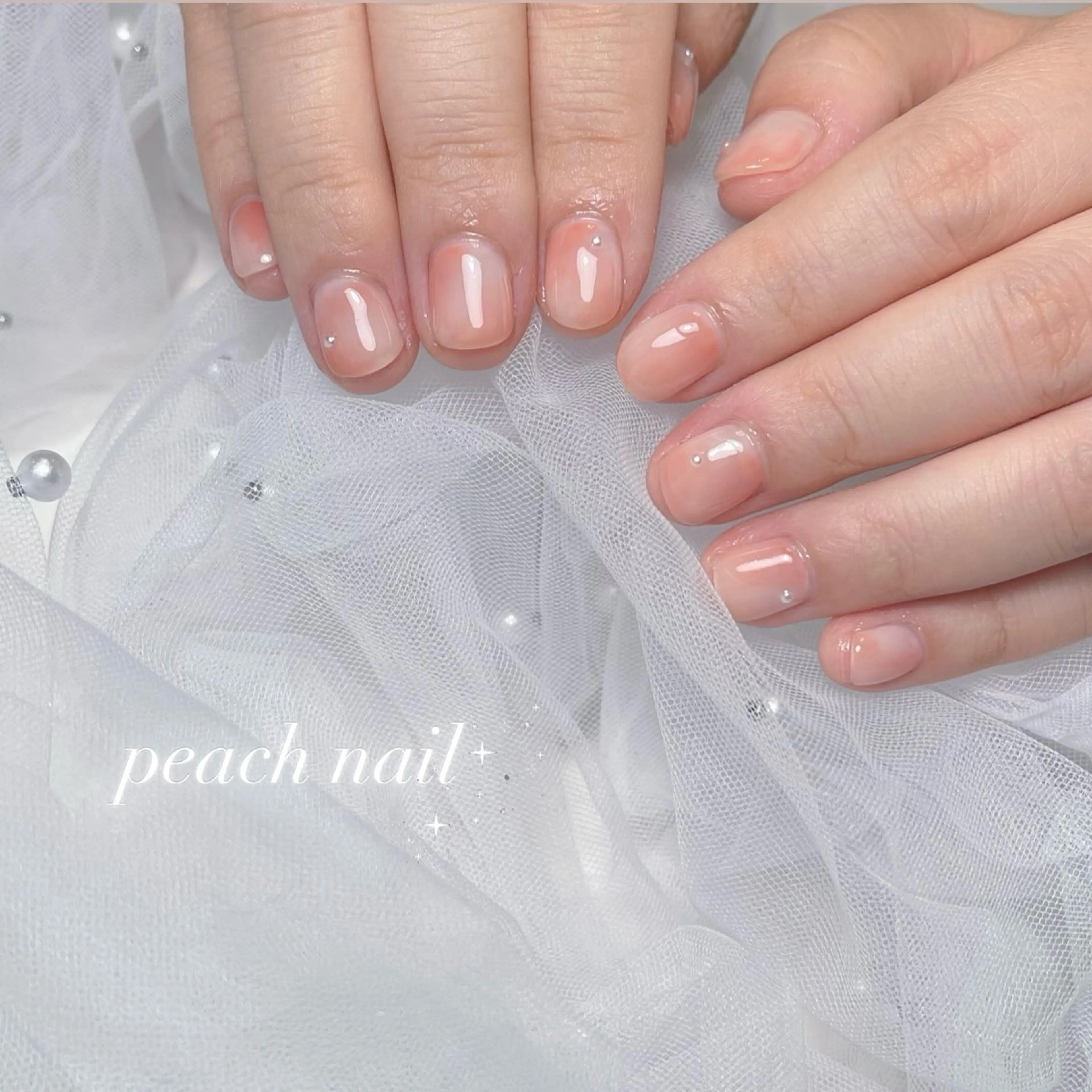 ネイル 長さ出し ジェルネイル 韓国ネイル 持ち込み パラジェル ハンドネイル RE SALONのネイルデザイン