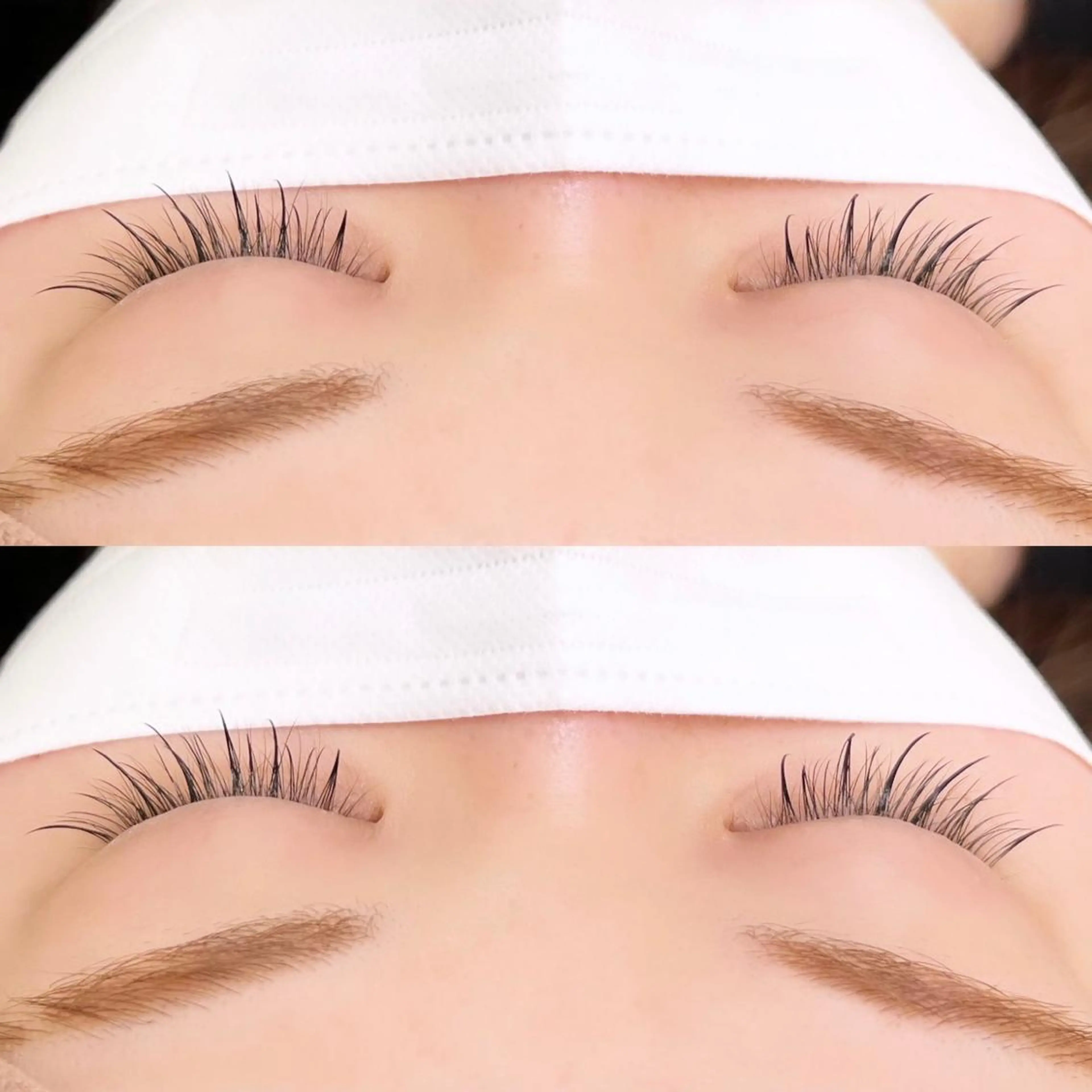 マツエク・マツパ アイブロウ フラットラッシュ パリジェンヌラッシュリフト まつげパーマ 下まつげエクステ 一重×まつ毛パーマ マツエク Cherie Kawaguchiのマツエク・マツパデザイン