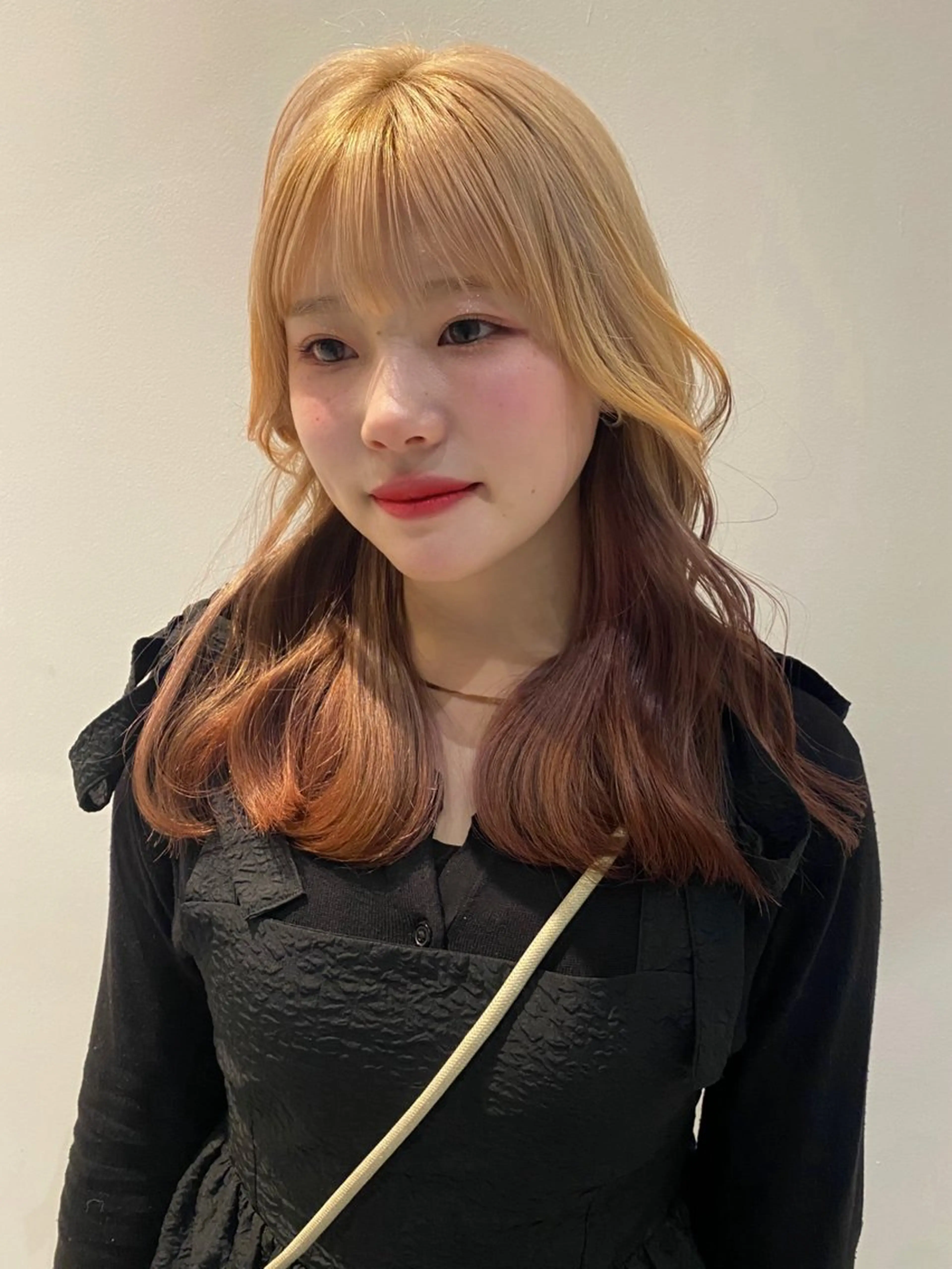 セミロング カラー 卒業式のヘアスタイル カット ヘアカラー トリートメント mai / linoah˚✧のヘアスタイル