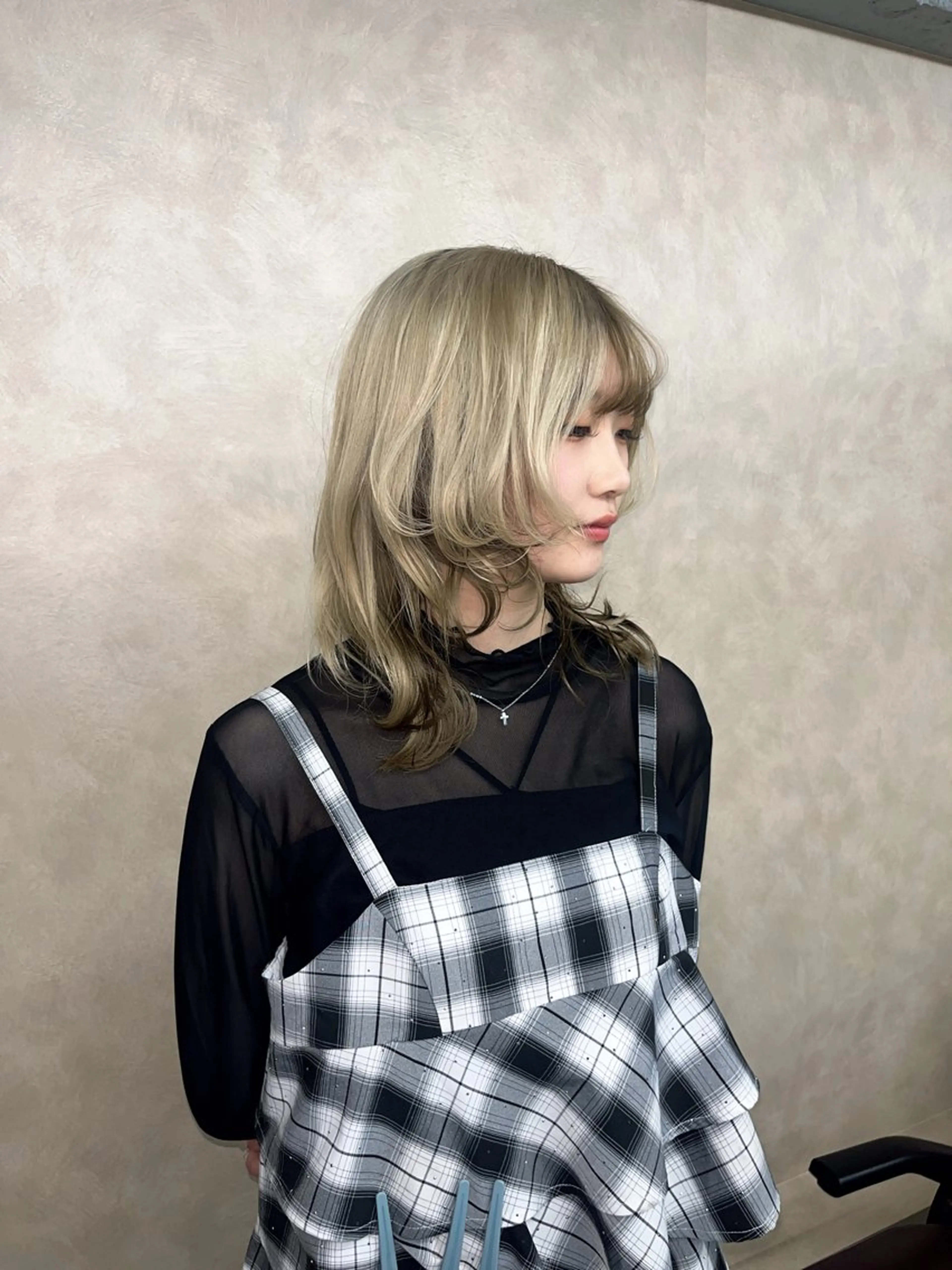 ミディアム カラー ✩.*Aise⟡.· 艶カラー🪽のヘアスタイル