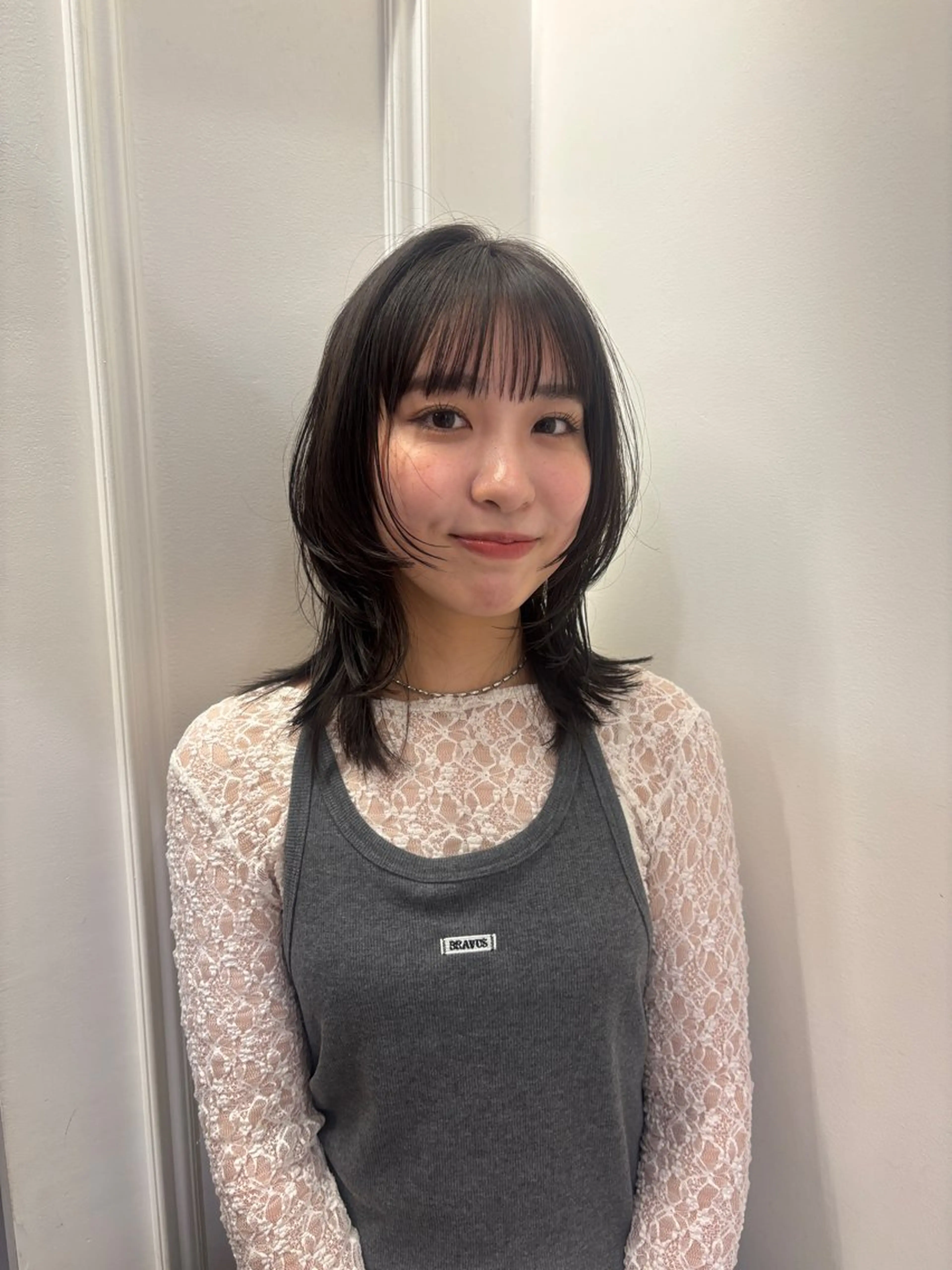 ミディアム カット 韓国風ヘア/パーマ ♡あゆのヘアスタイル