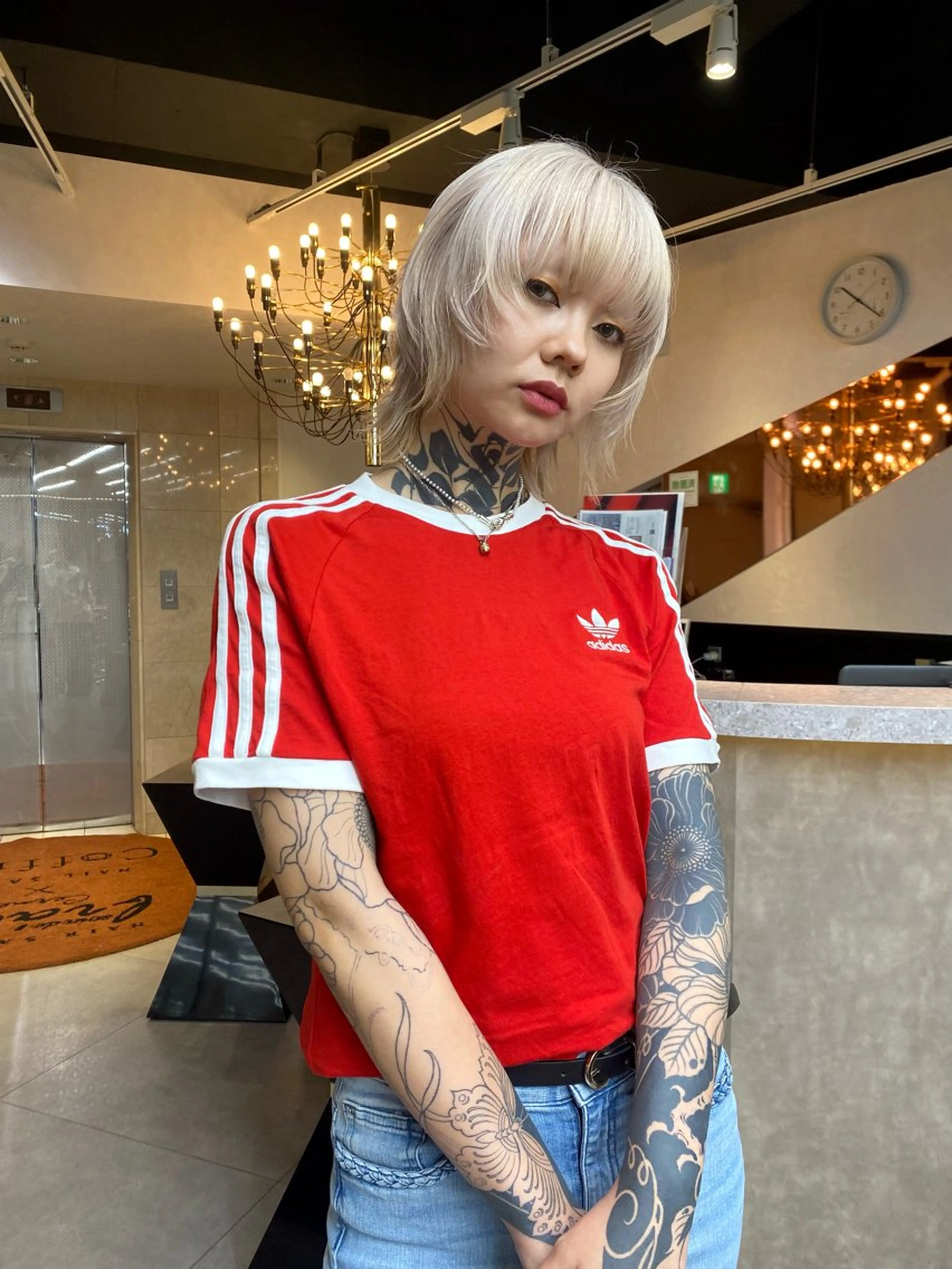 ショート カラー 藤原快斗/レイヤー /ウルフ/ハイトーンのヘアスタイル