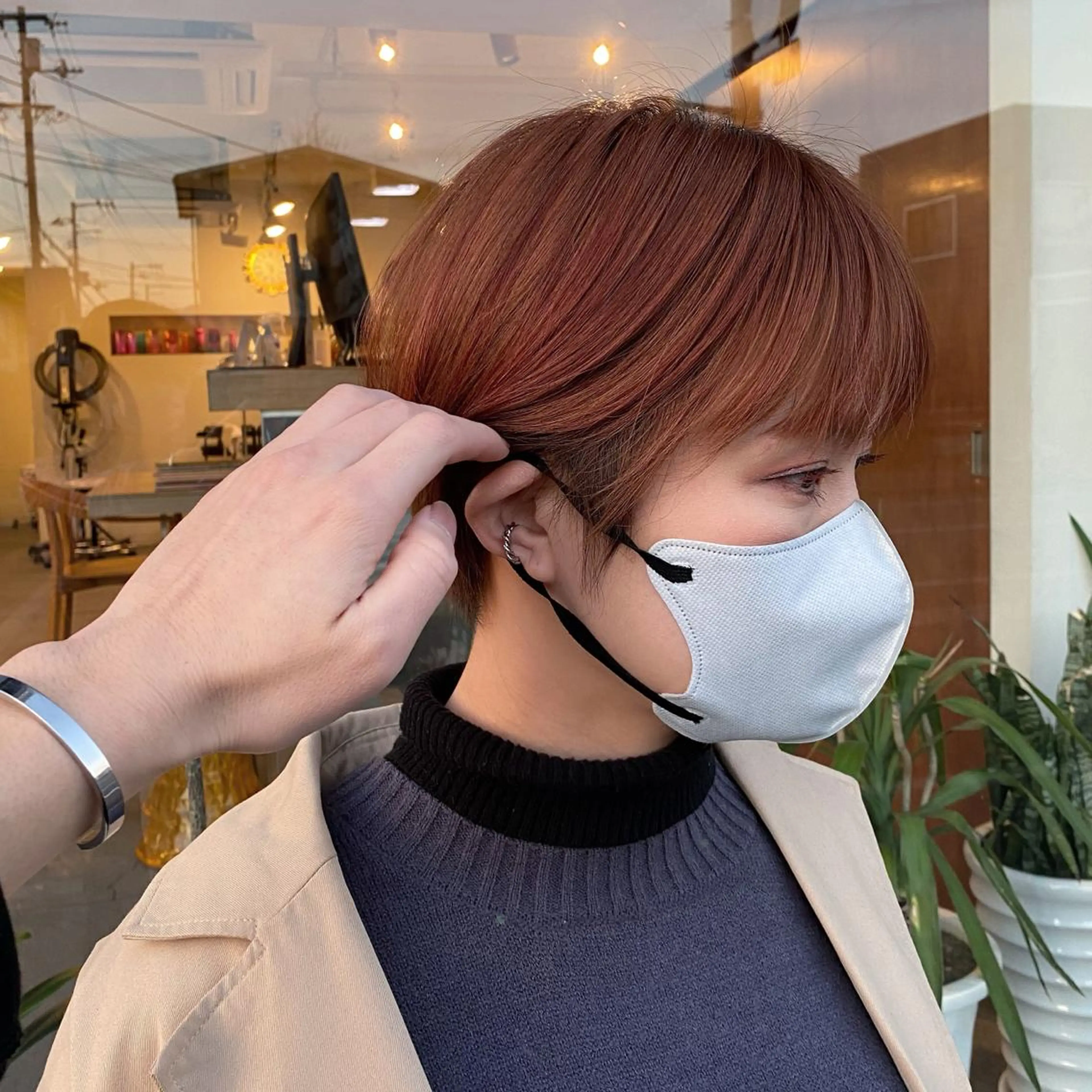 ショート オレンジブラウン geep Ryoyaのヘアスタイル