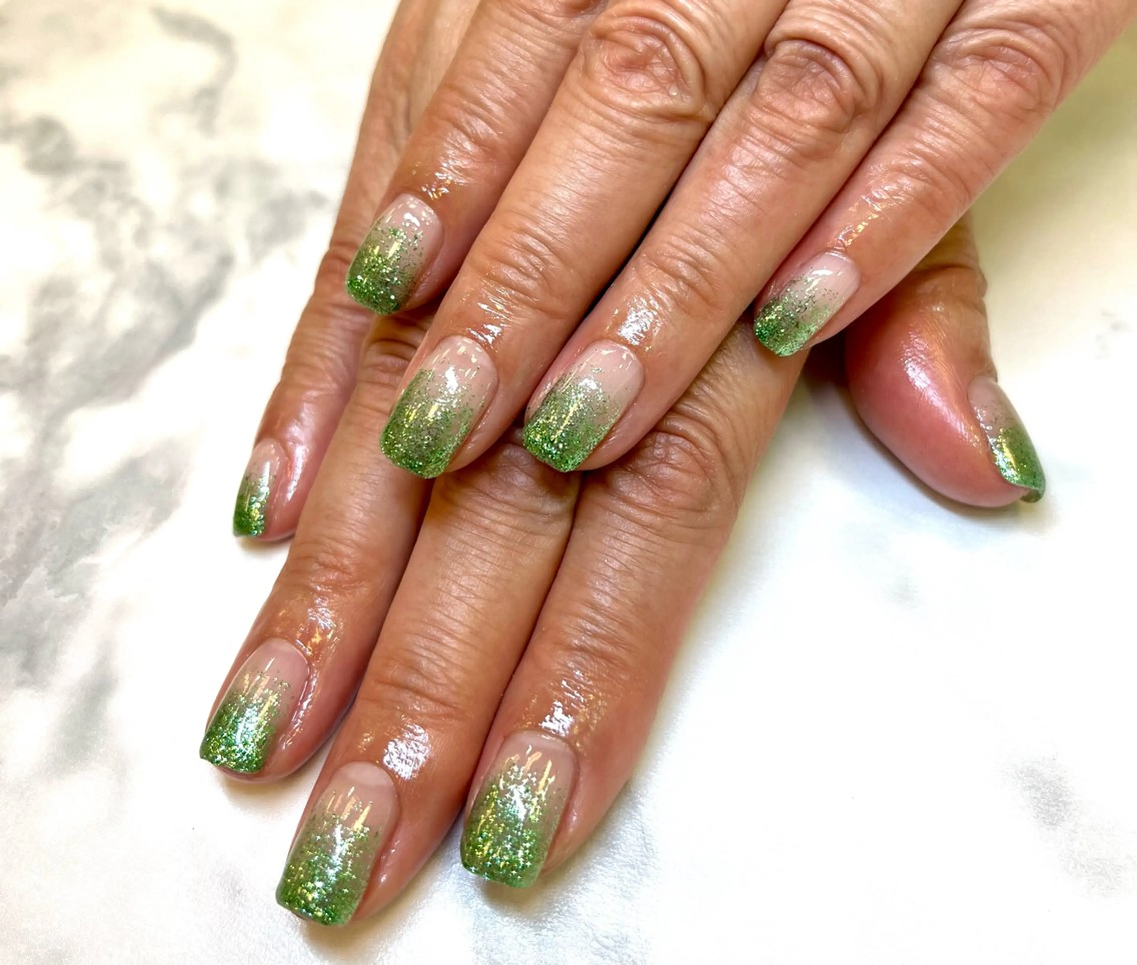 ネイル ラメ(グリッター) 渡邉 真衣のネイルデザイン